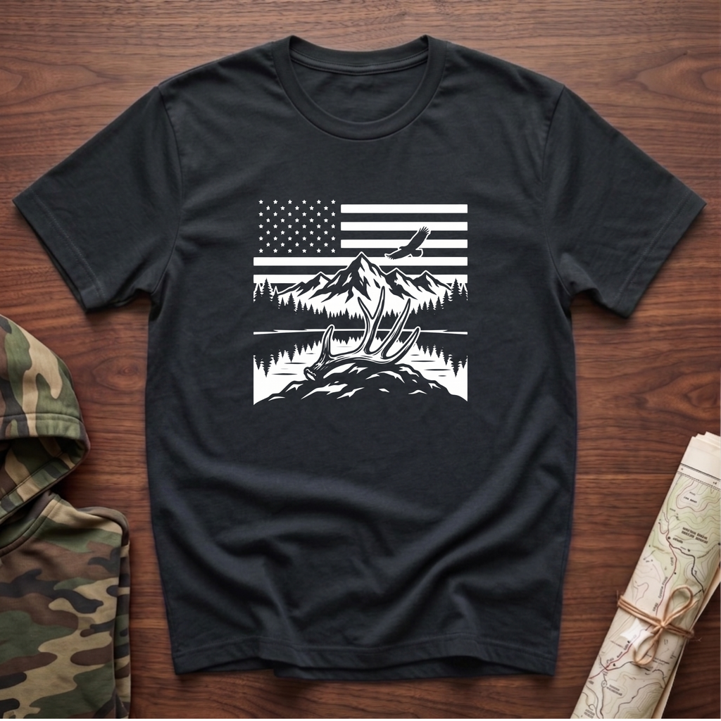 Patriotic Whitetail T-Shirt