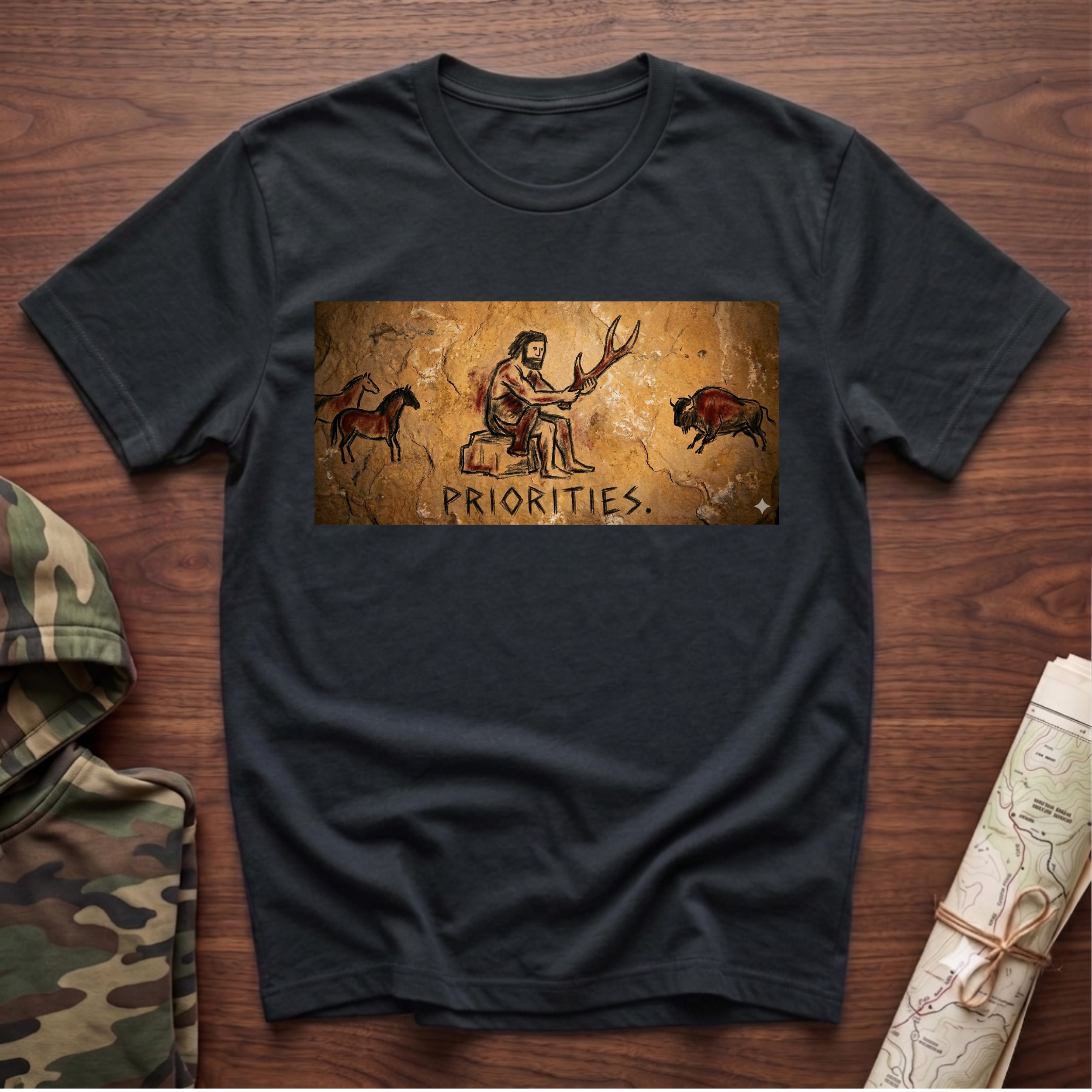 Prehistoric Priorities T-Shirt