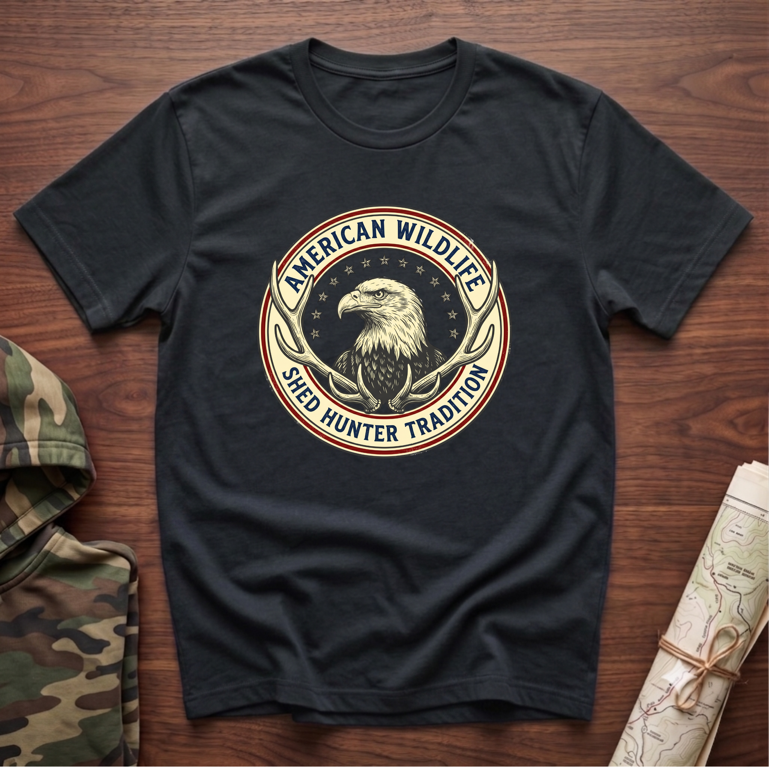 American Wildlife Shed Hunter Tradition T-Shirt
