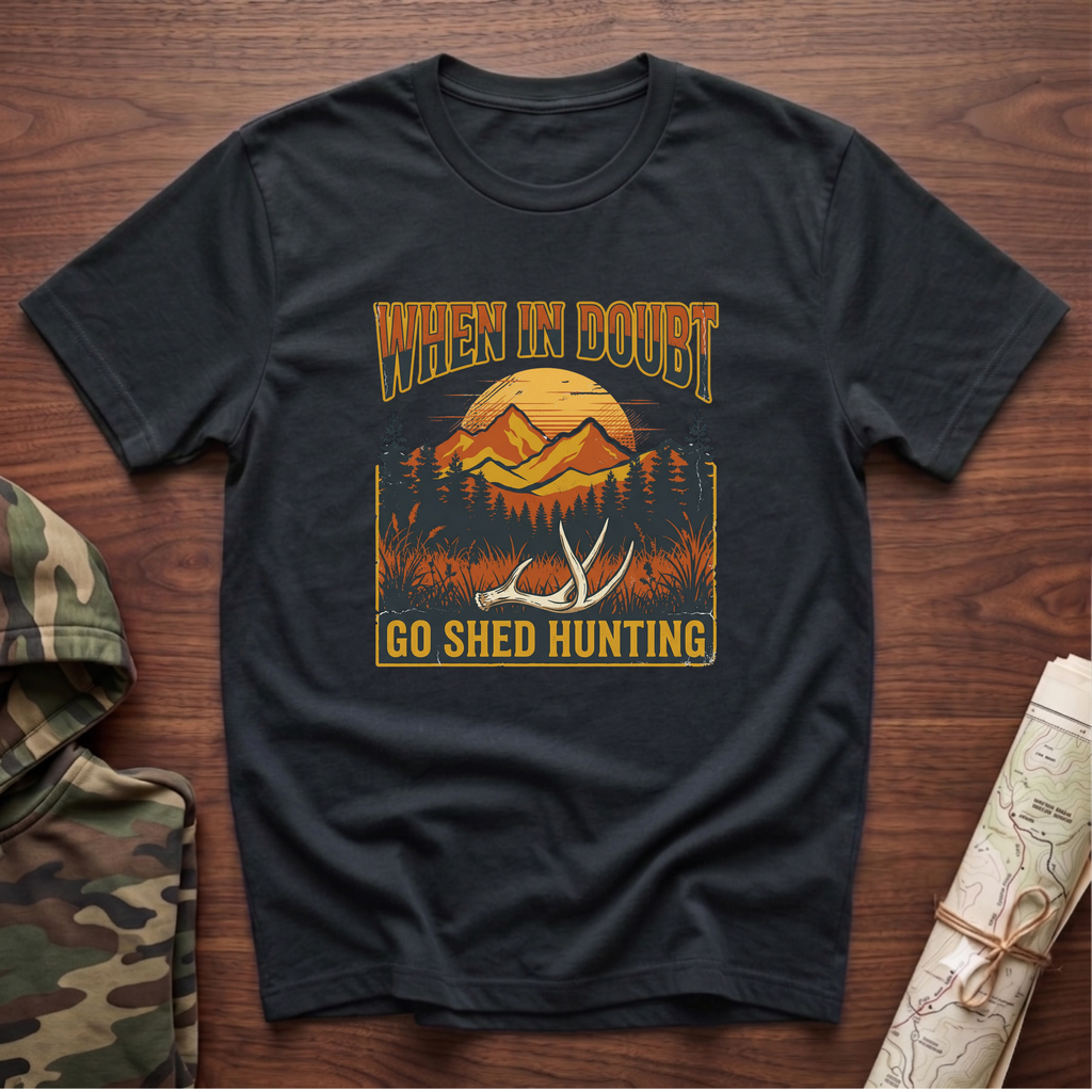 When In Doubt, Go Shed Hunting T-Shirt