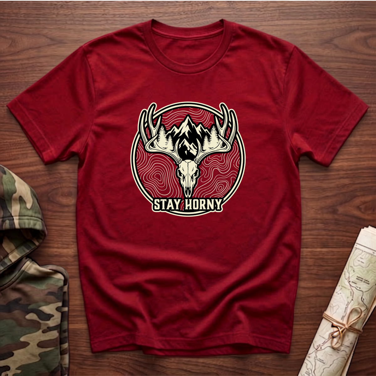 Stay Horny Skull T-Shirt