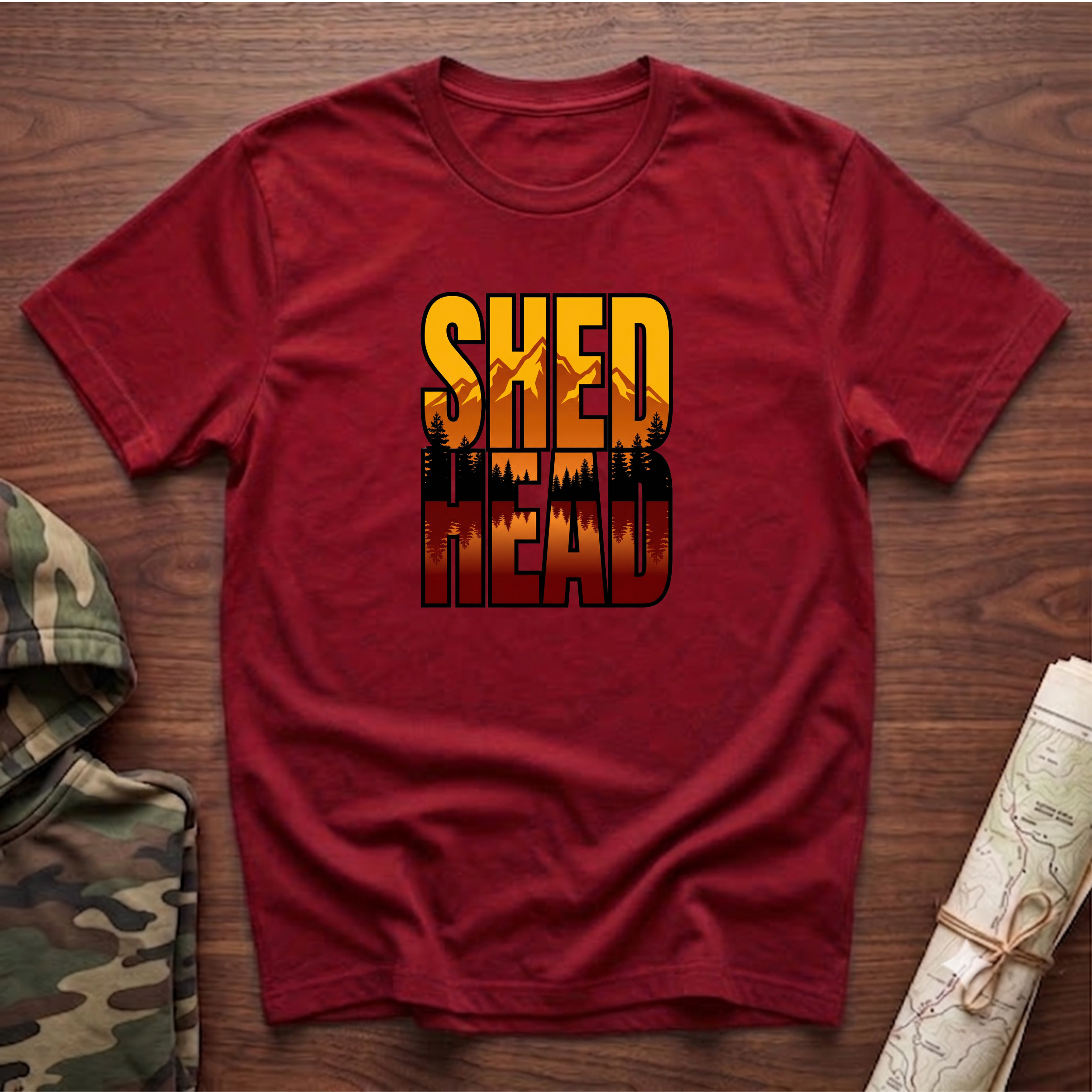 SHED HEAD Mountain Sunset T-Shirt