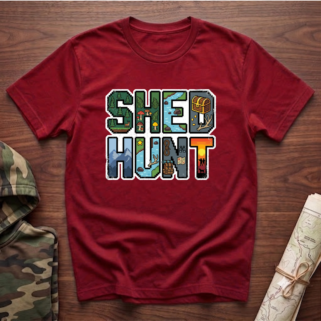 SHED HUNT 80's Pixel T-Shirt
