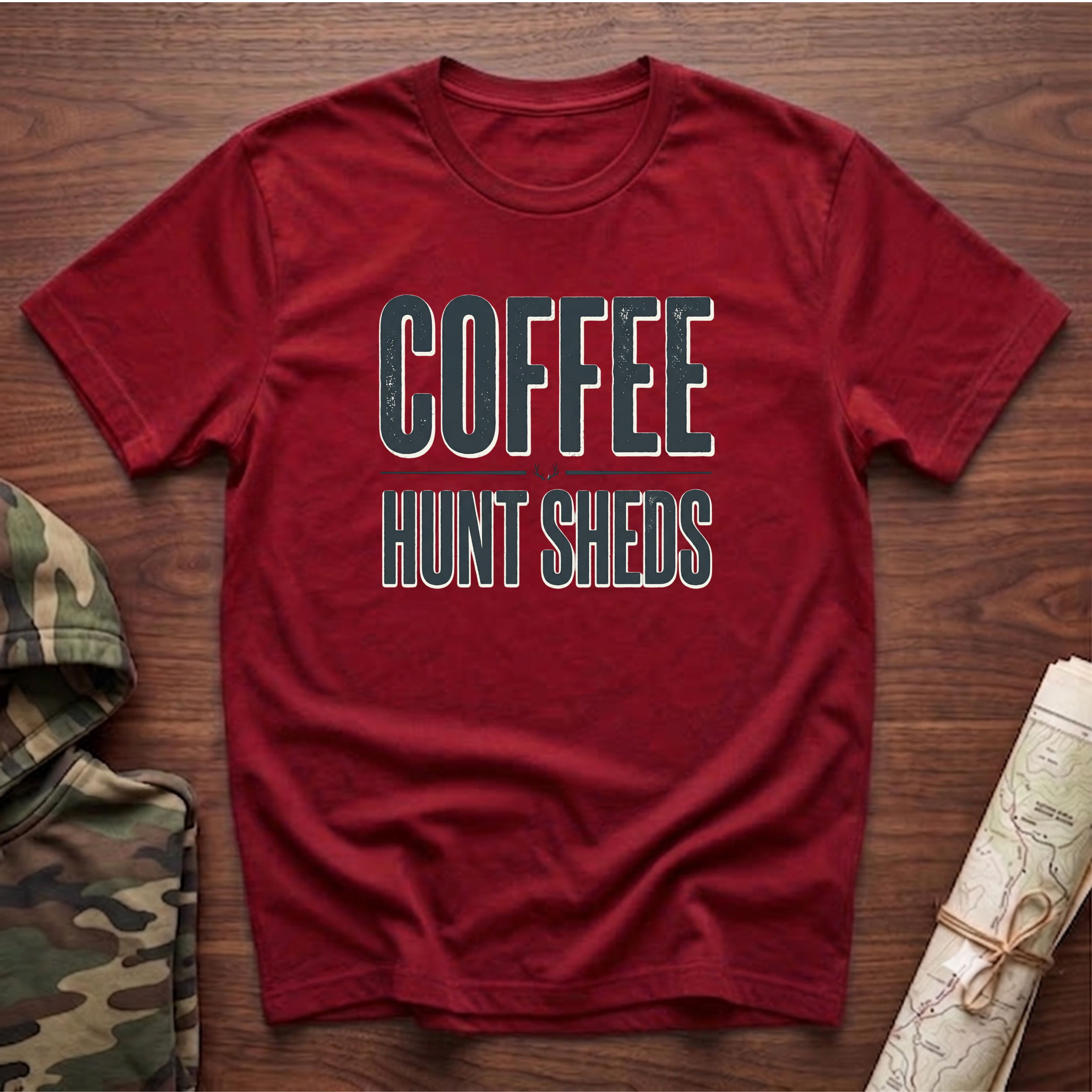 Drink Coffee & Hunt Sheds T-Shirt