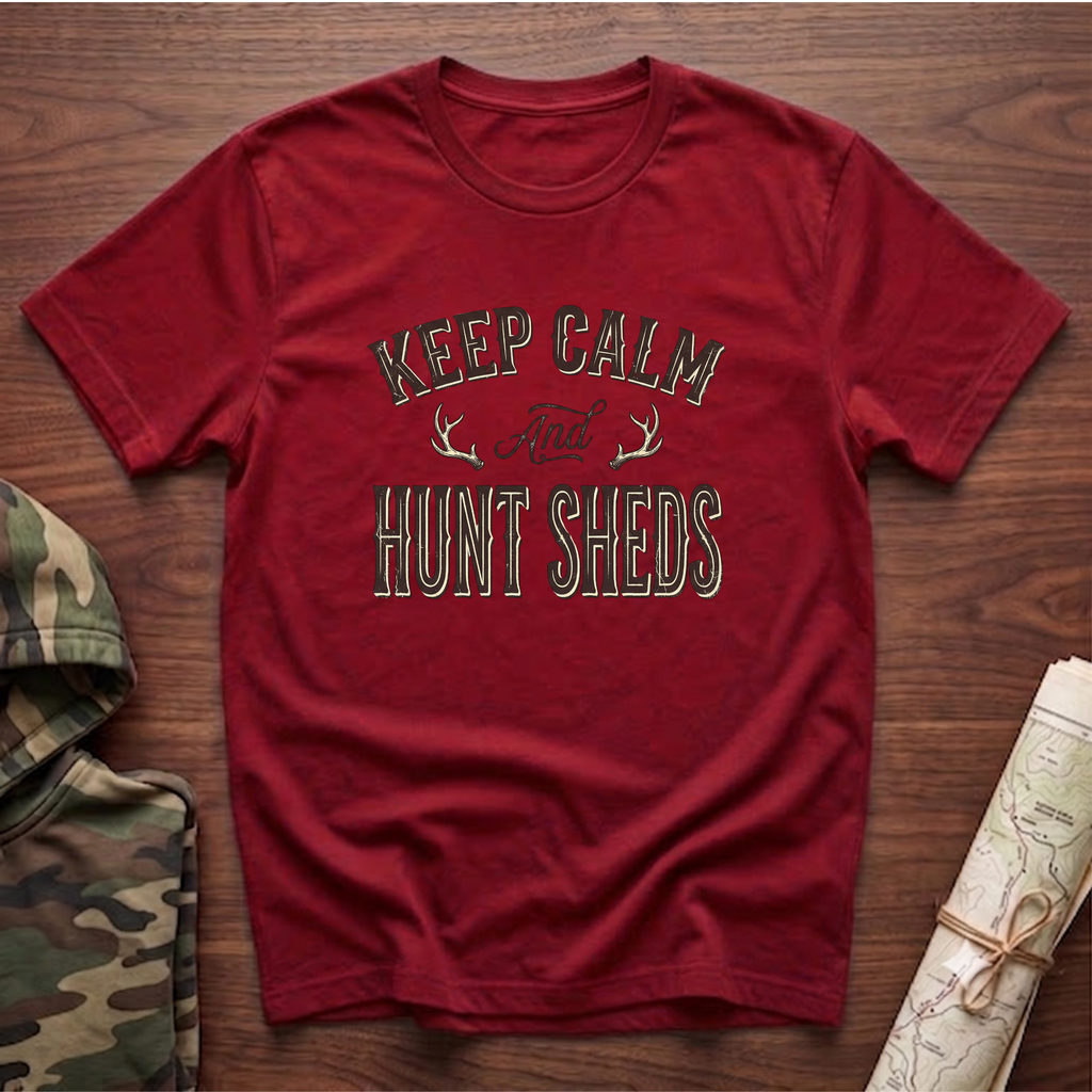 Keep Calm & Hunt Sheds T-Shirt