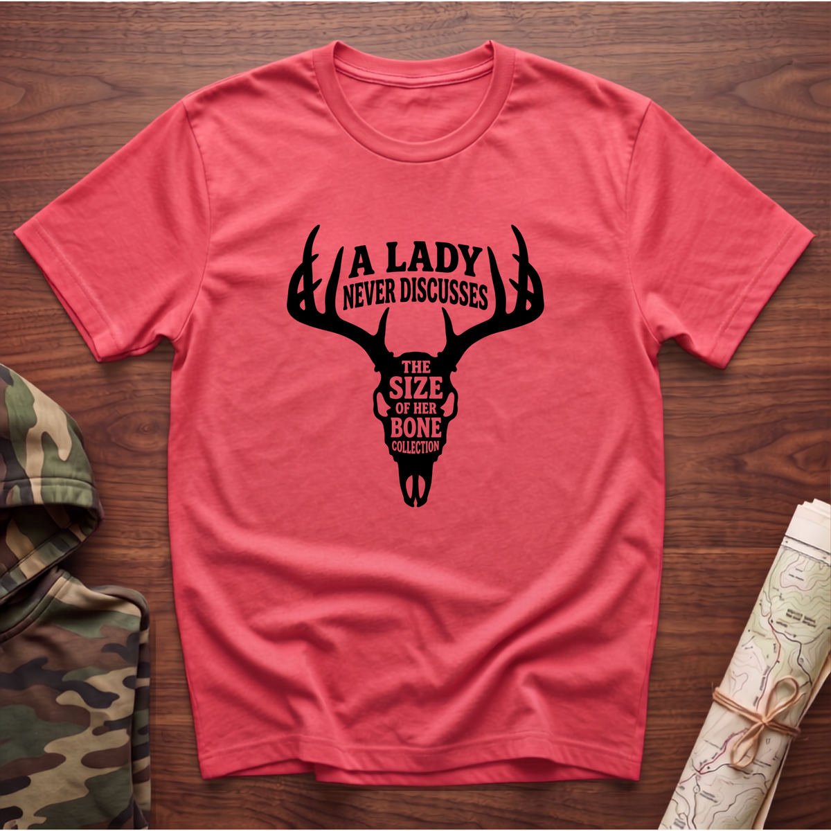 A Lady Never... T-Shirt