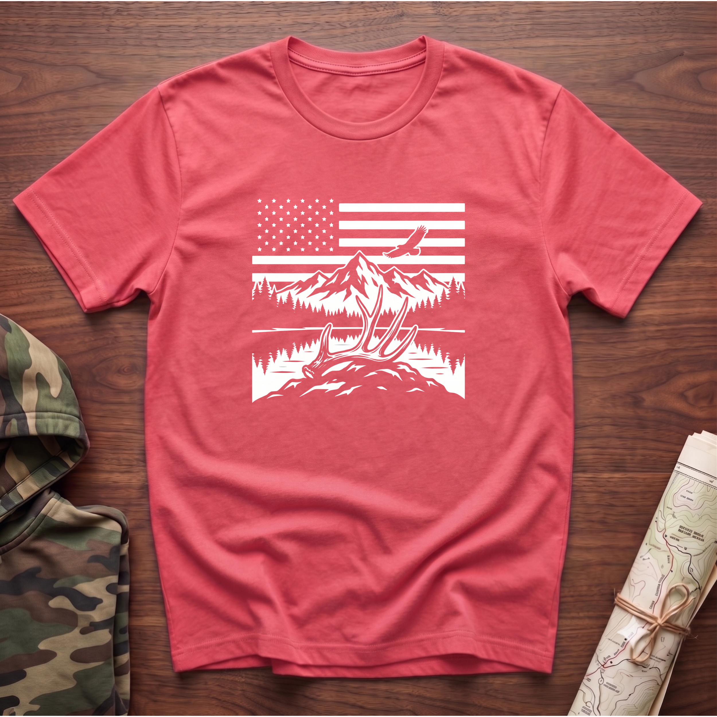 Patriotic Whitetail T-Shirt