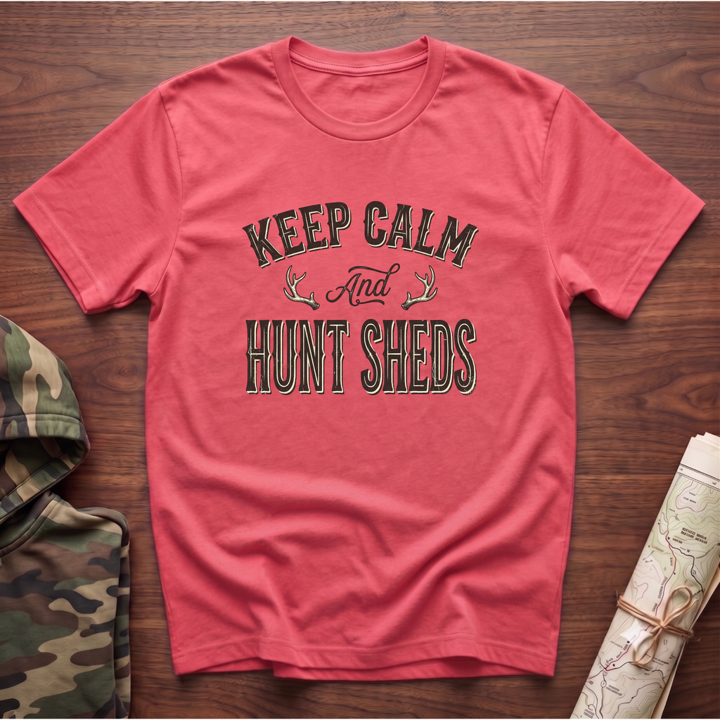 Keep Calm & Hunt Sheds T-Shirt