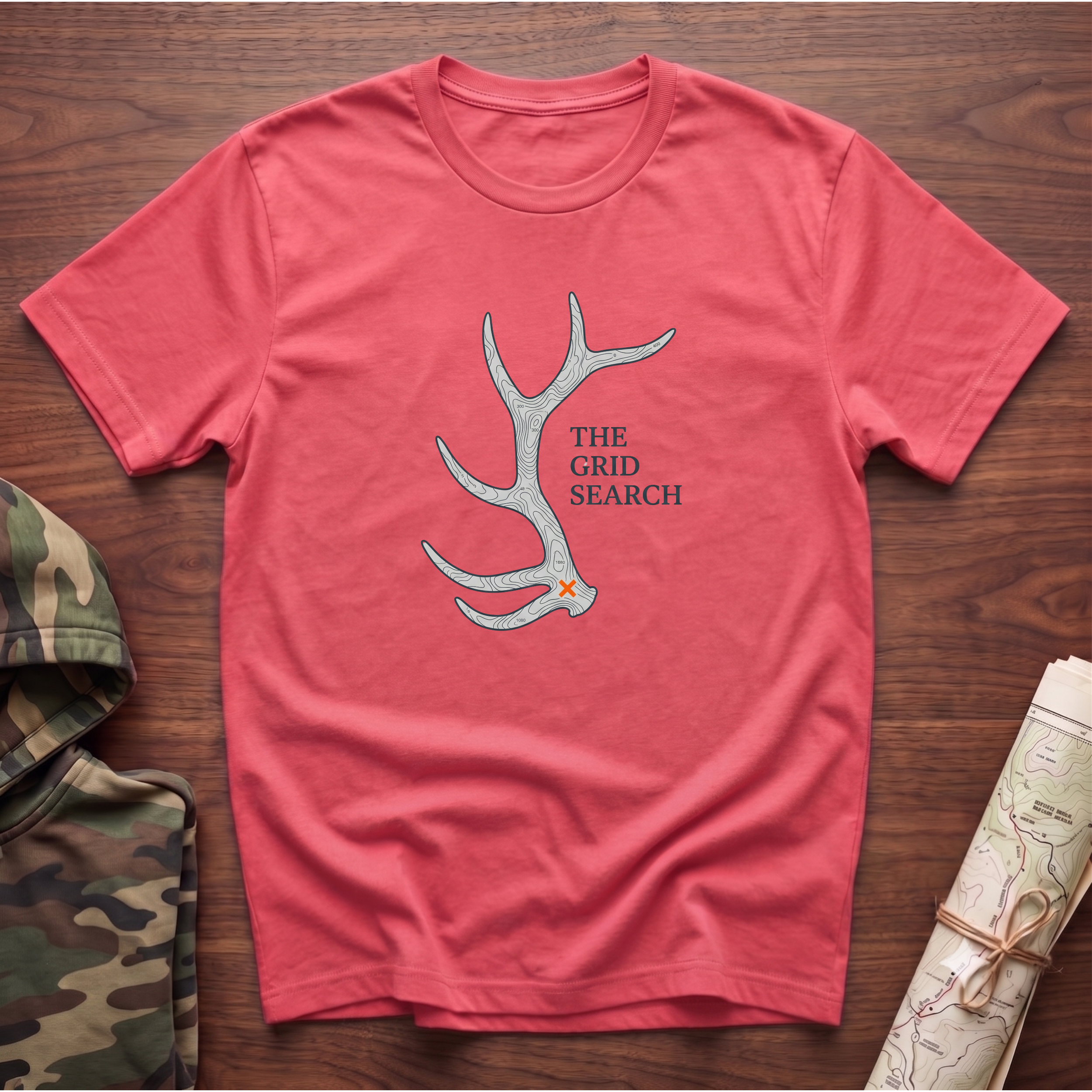 Elk Shed Grid Search T-Shirt