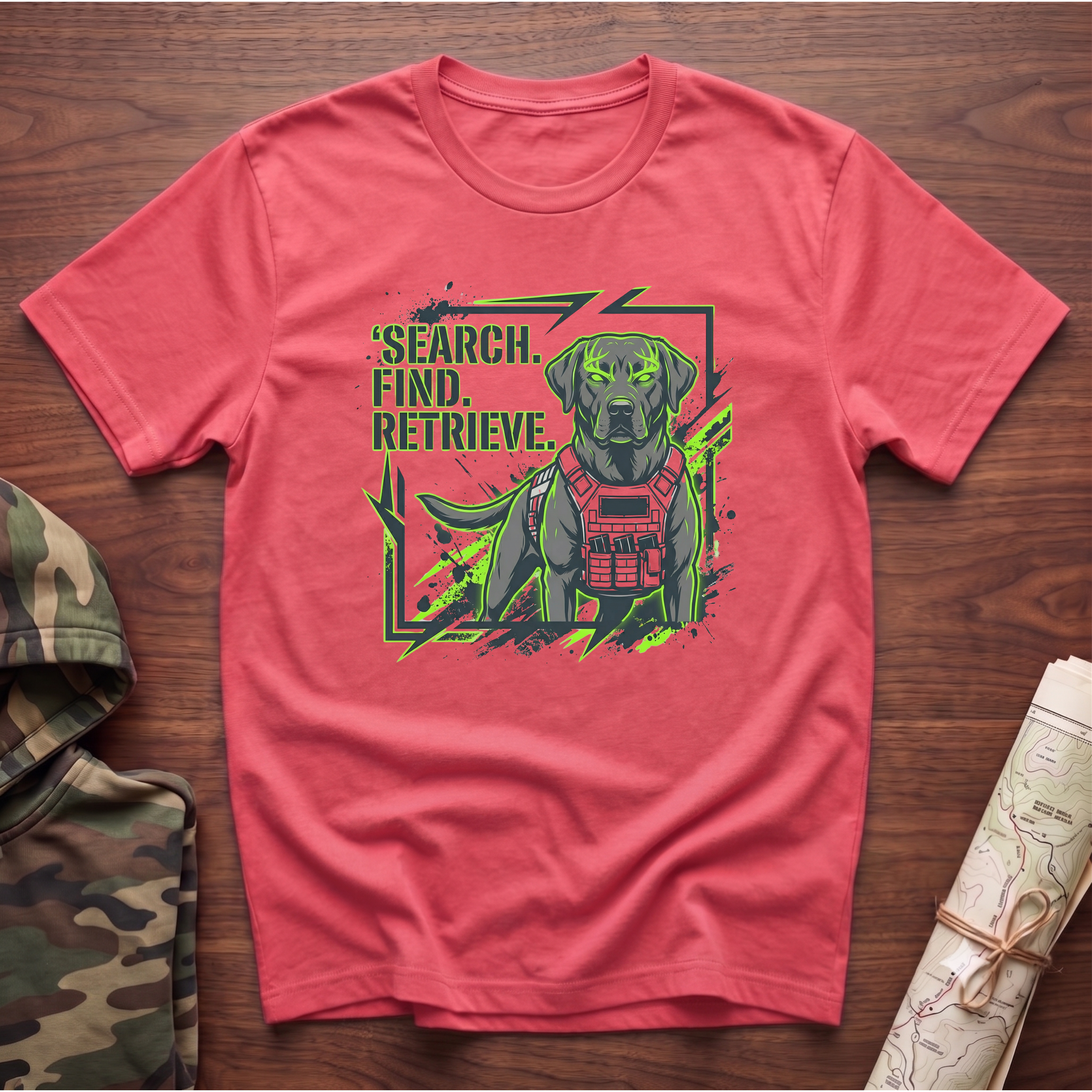 Search. Find. Retrieve. T-Shirt