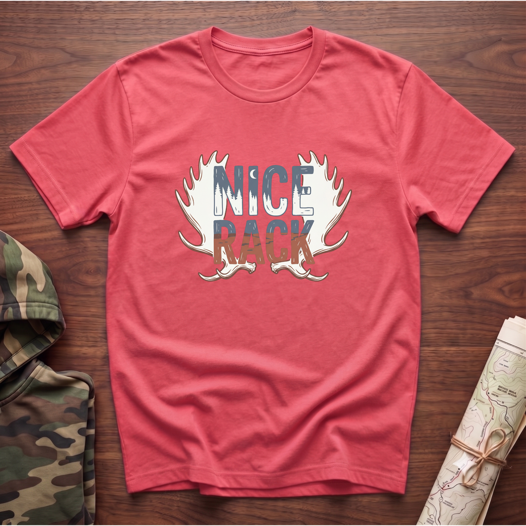 NICE RACK Moose Antlers T-Shirt