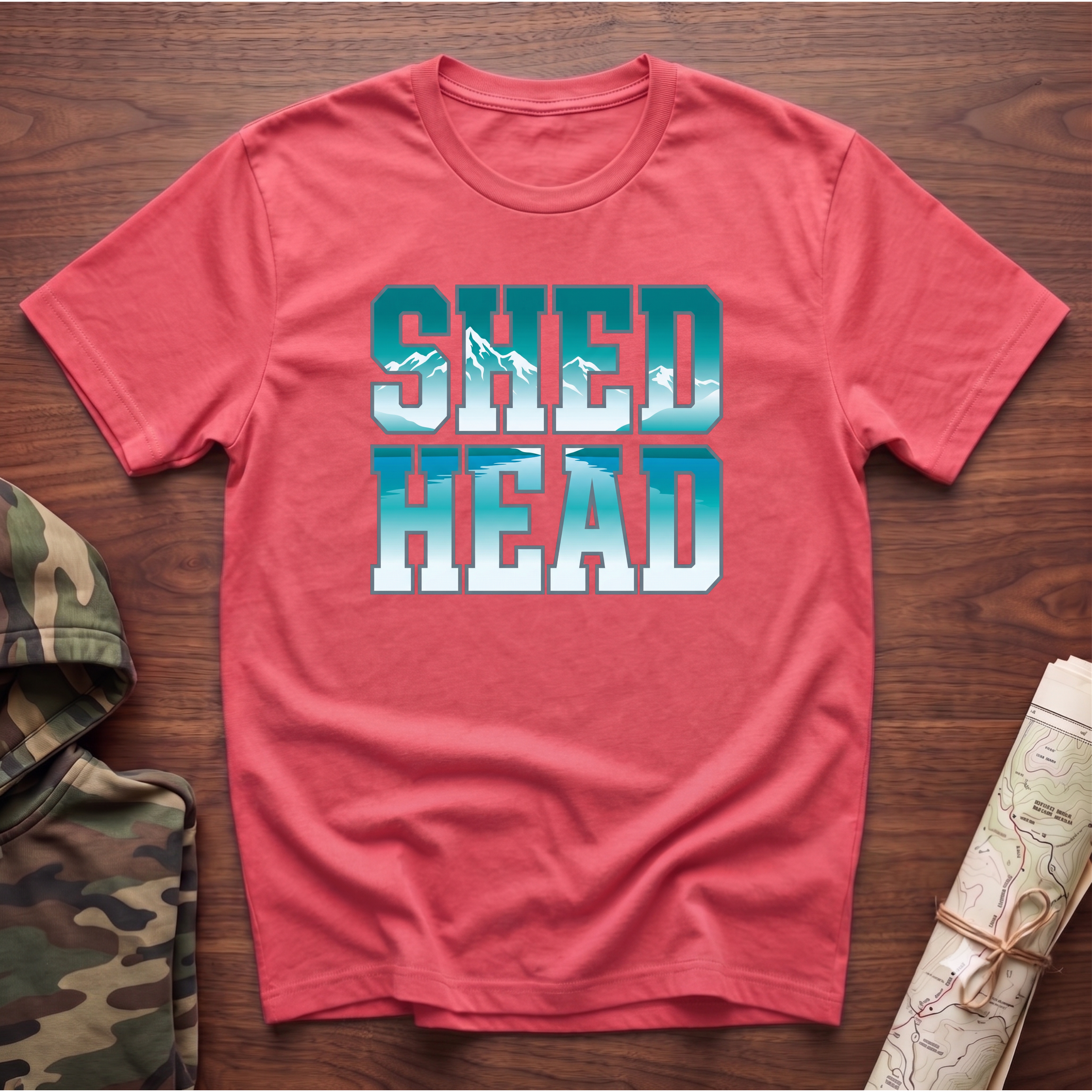 SHED HEAD Winter Landscape T-Shirt