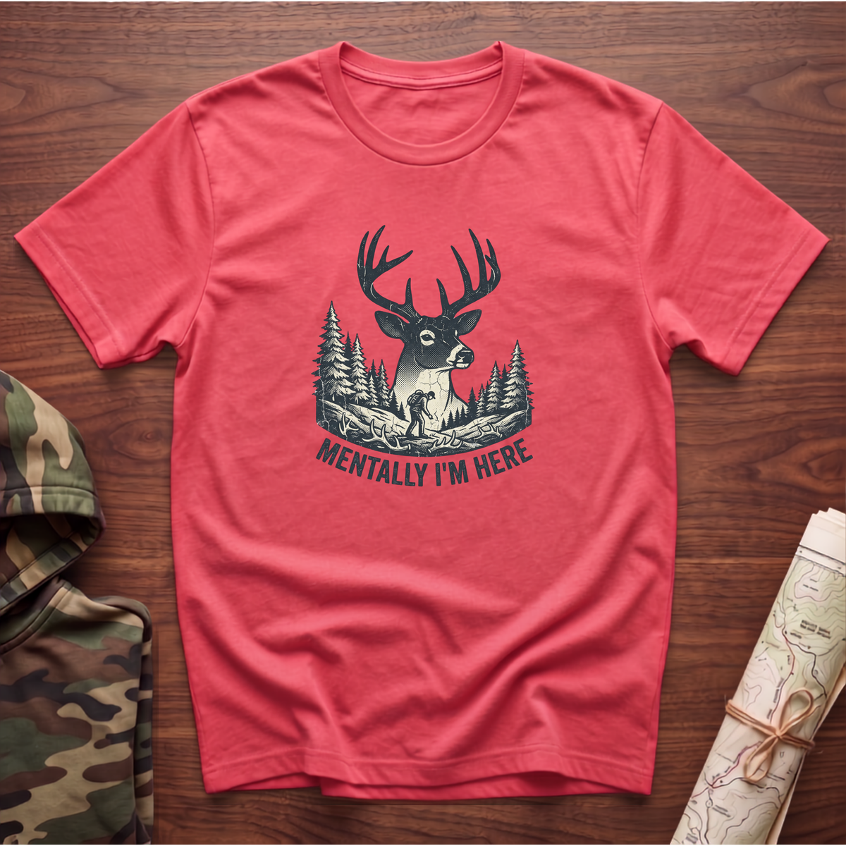 Mentally I'm Here T-Shirt