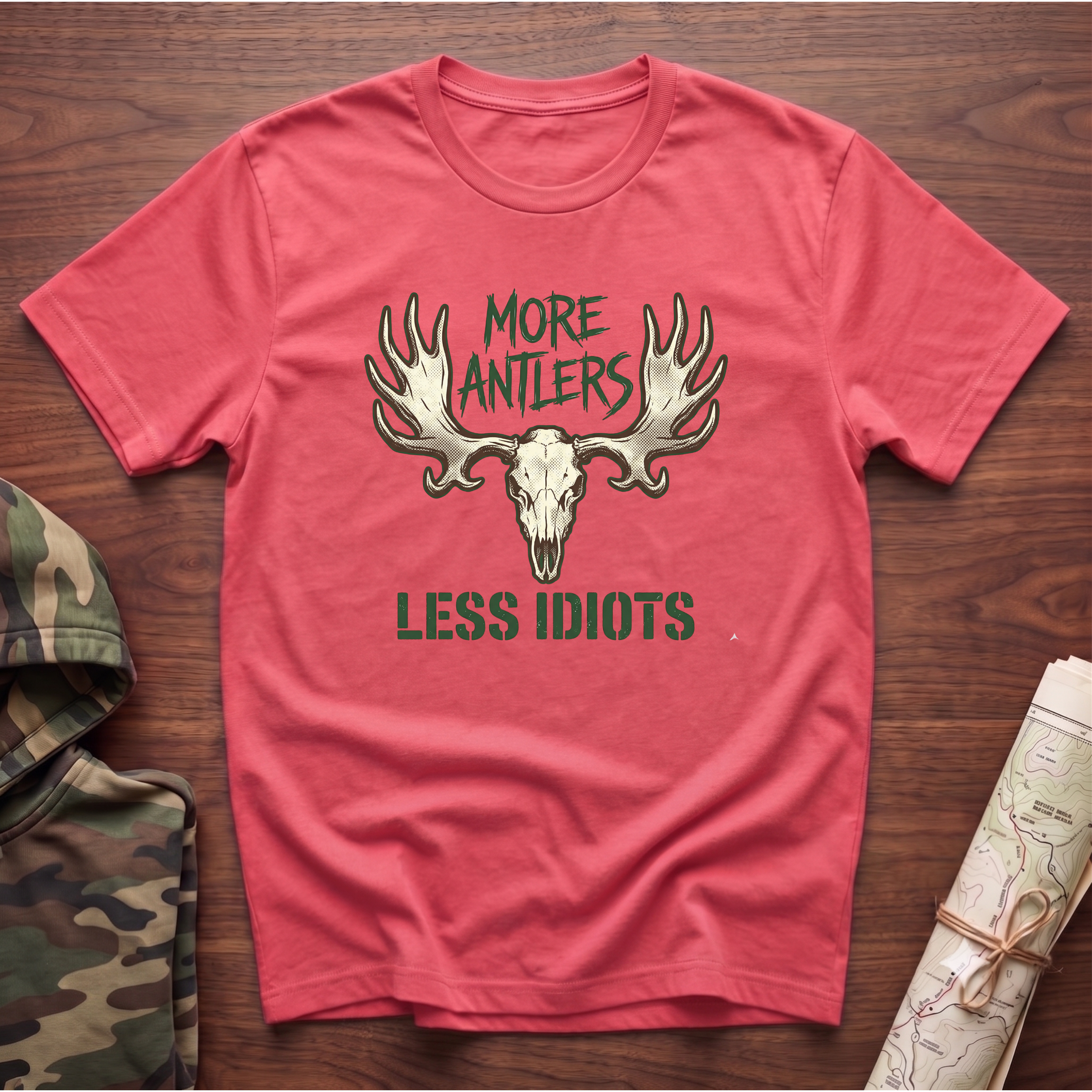 More Antlers, Less Idiots T-Shirt