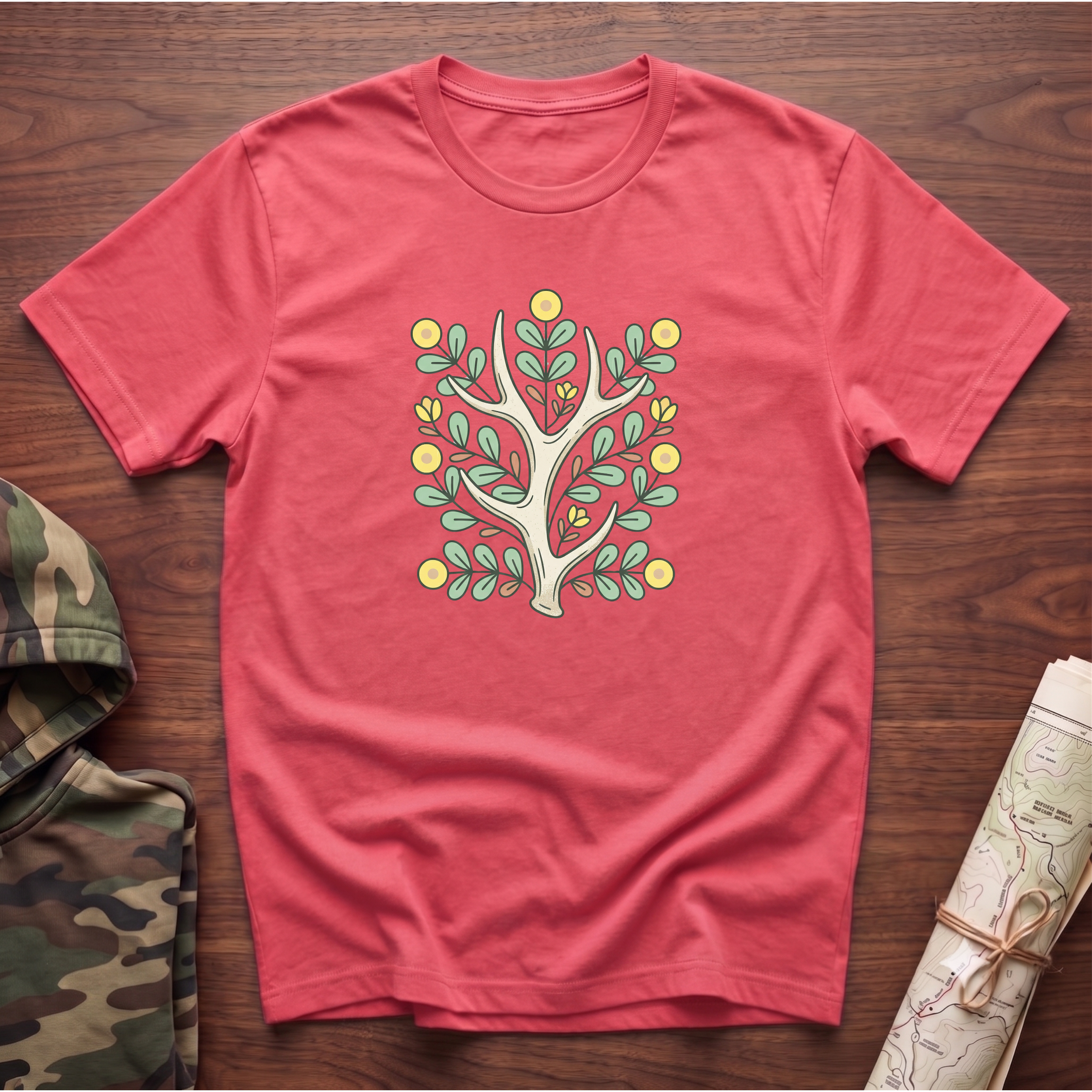 Blooming Antler Shed T-Shirt