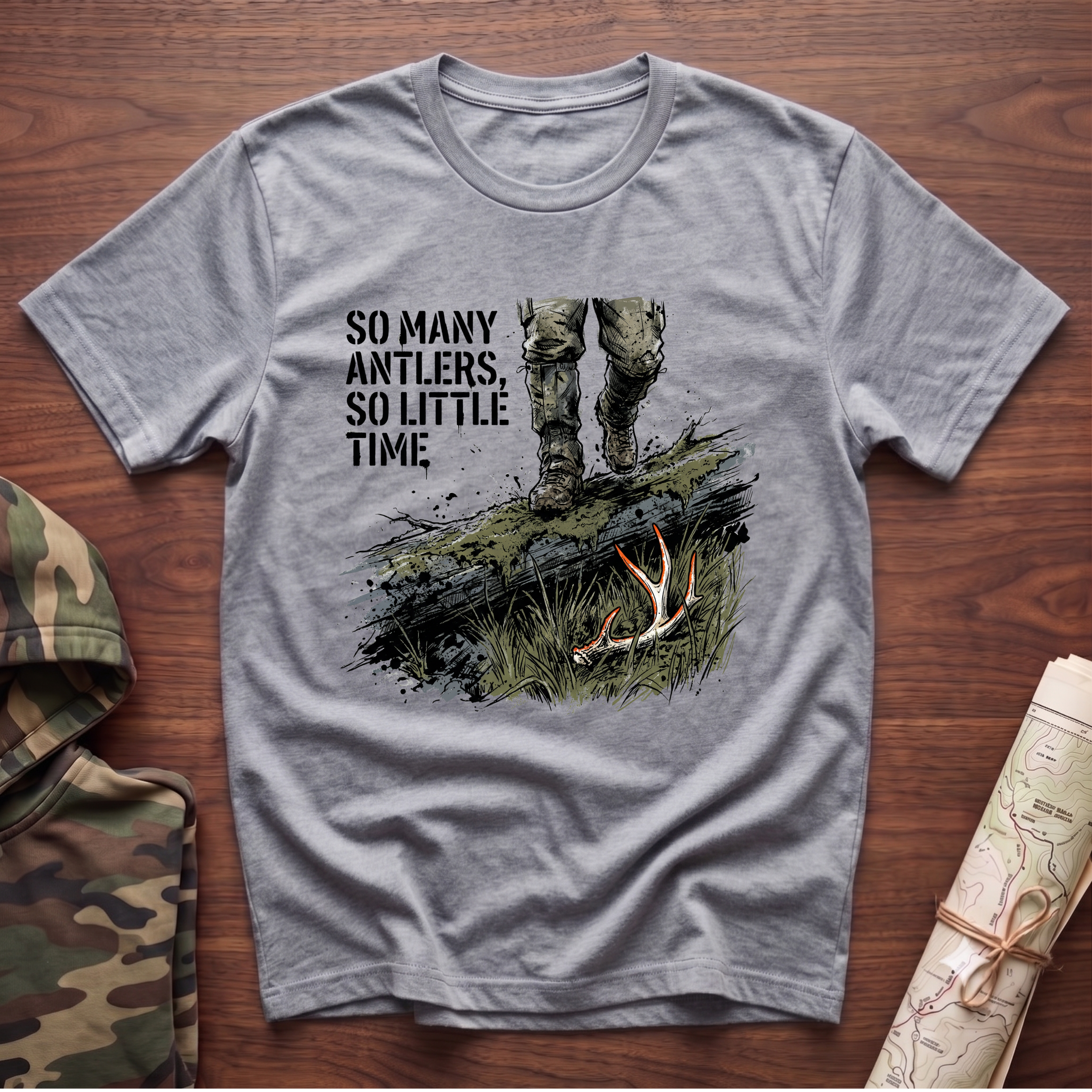So Many Antlers, So Little Time Hunter T-Shirt