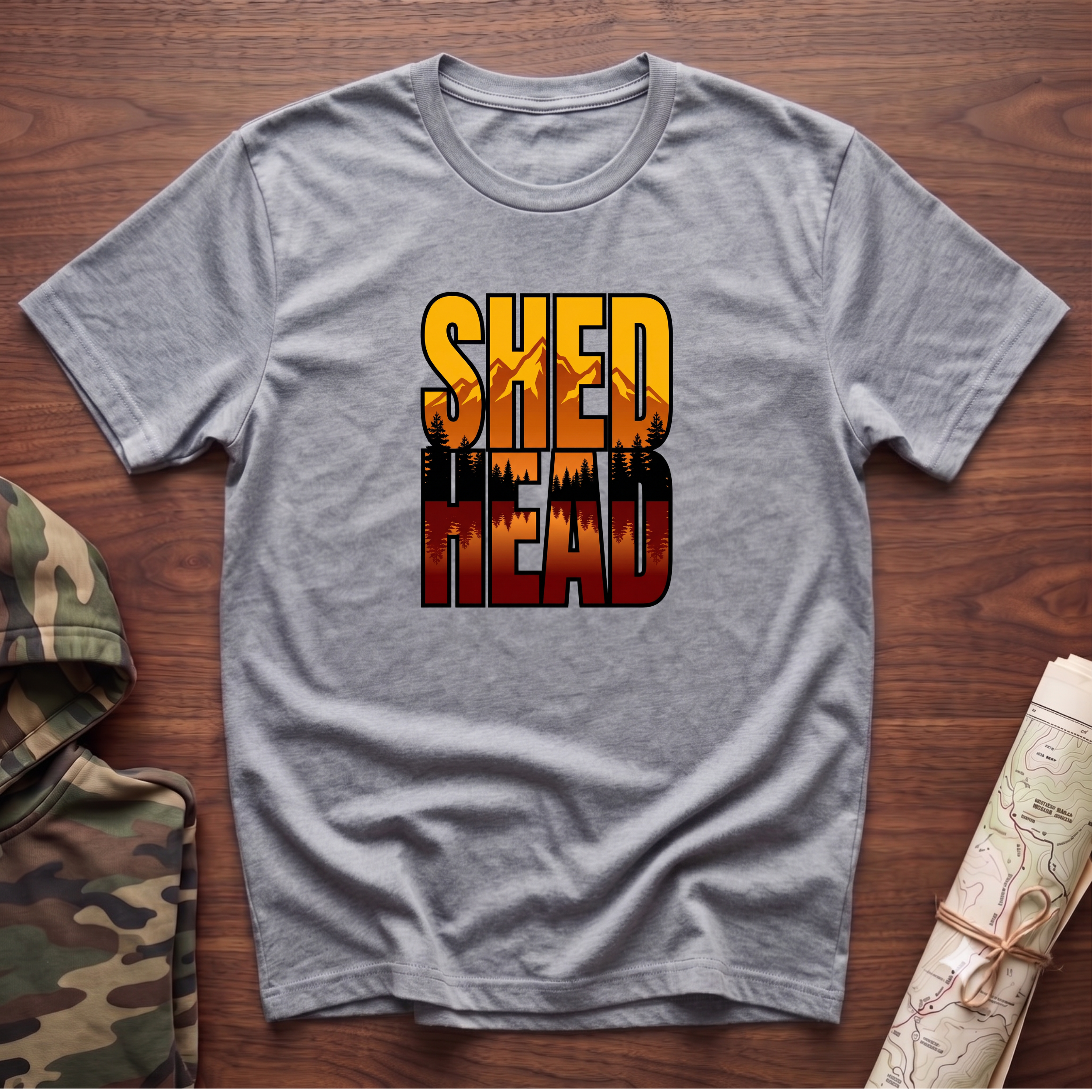 SHED HEAD Mountain Sunset T-Shirt