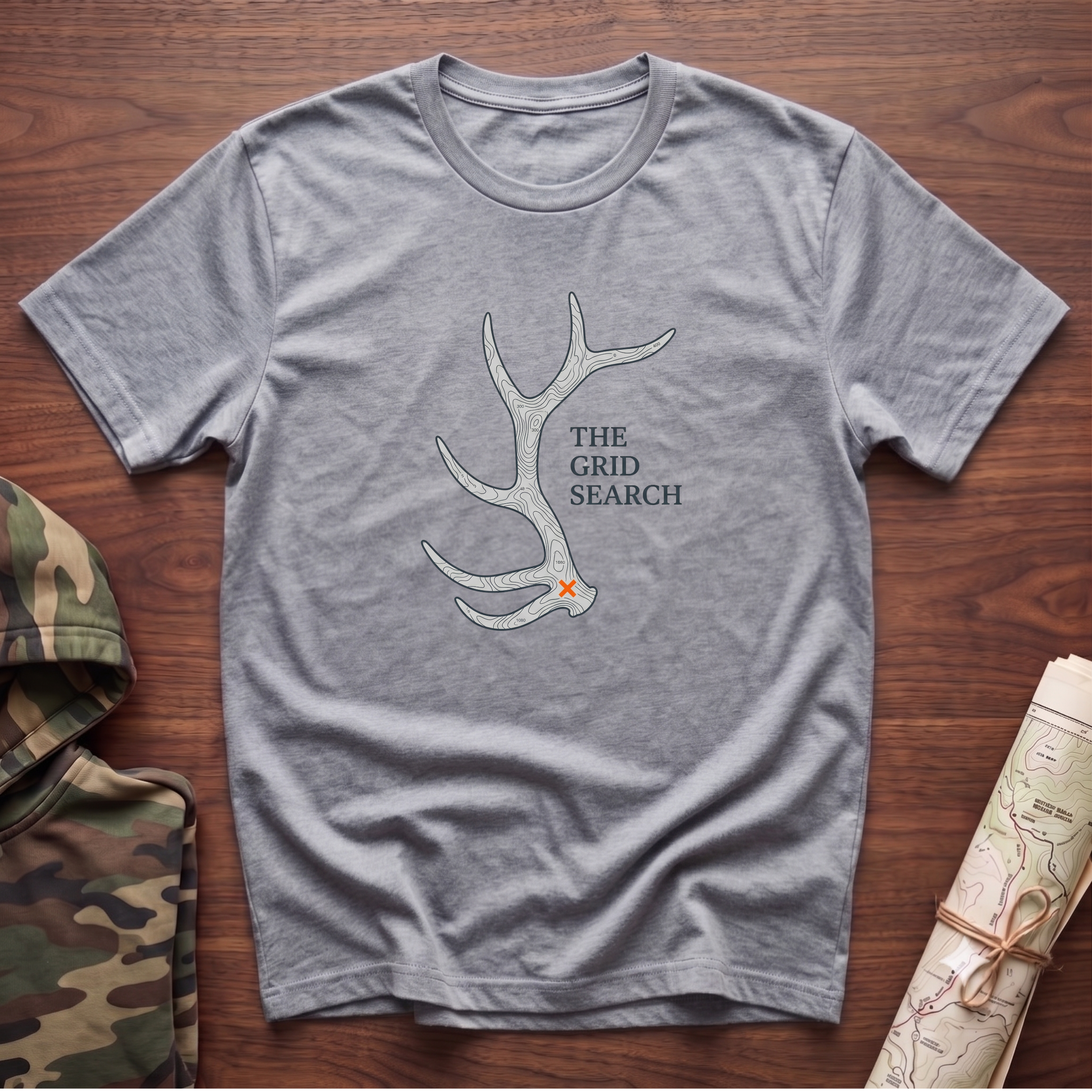 Elk Shed Grid Search T-Shirt