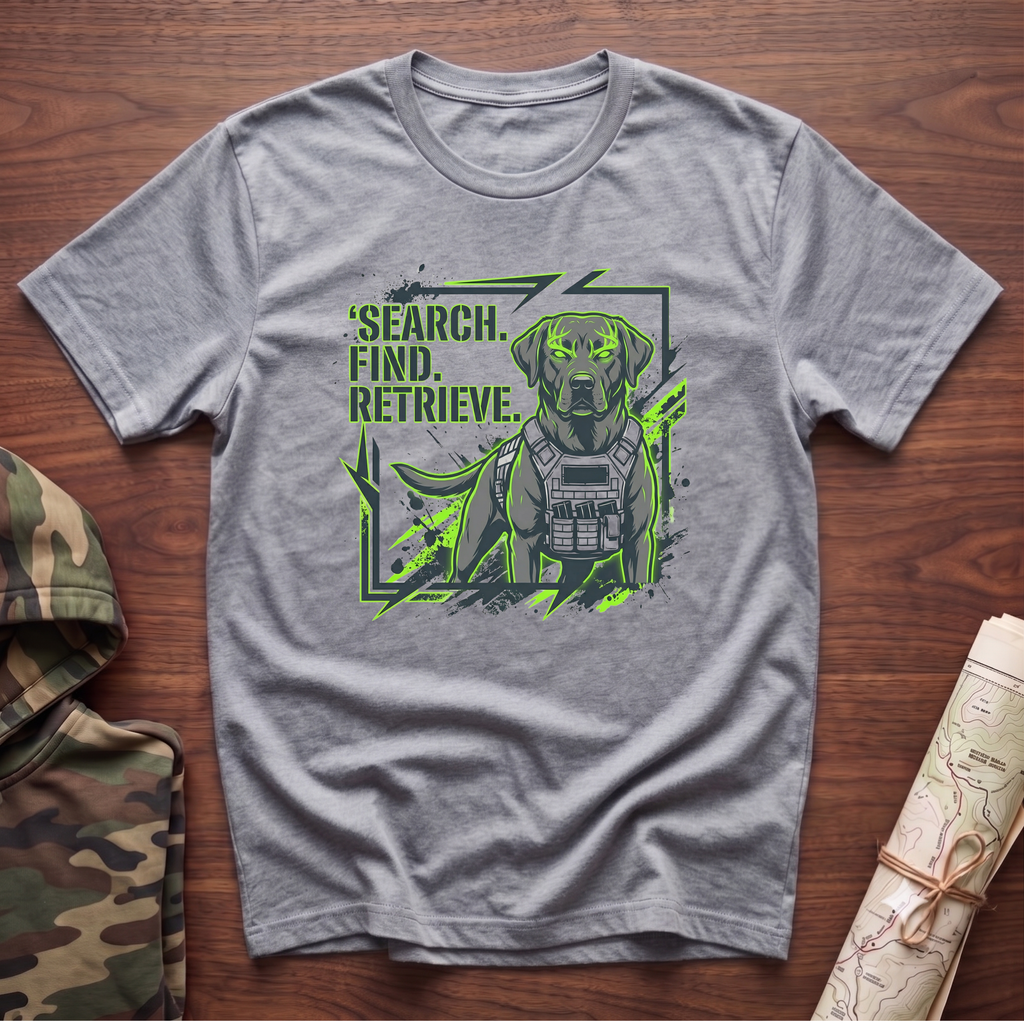 Search. Find. Retrieve. T-Shirt