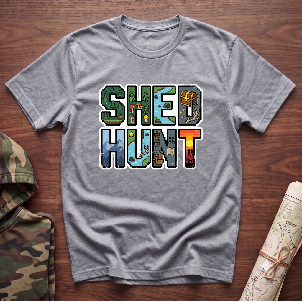SHED HUNT 80's Pixel T-Shirt
