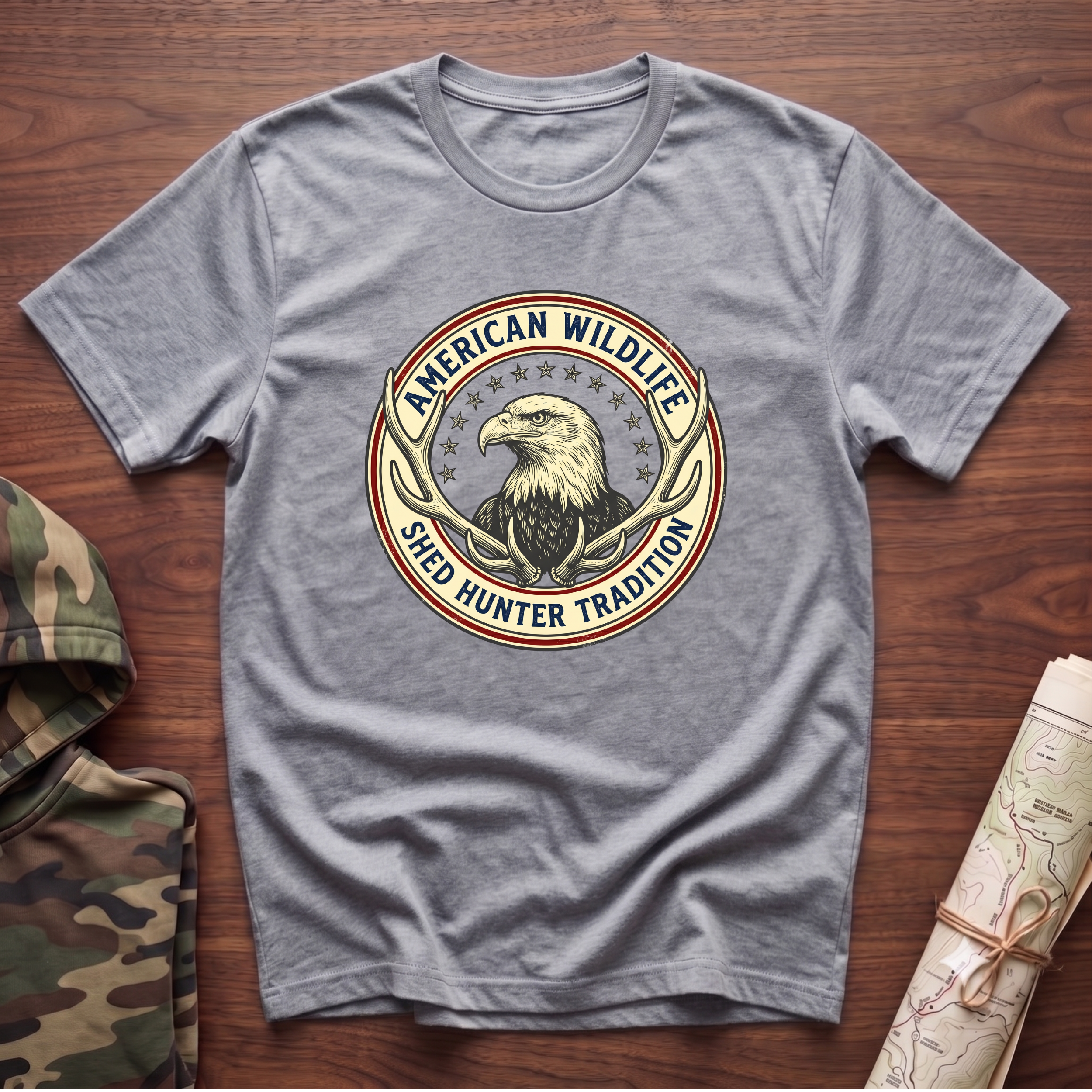 American Wildlife Shed Hunter Tradition T-Shirt
