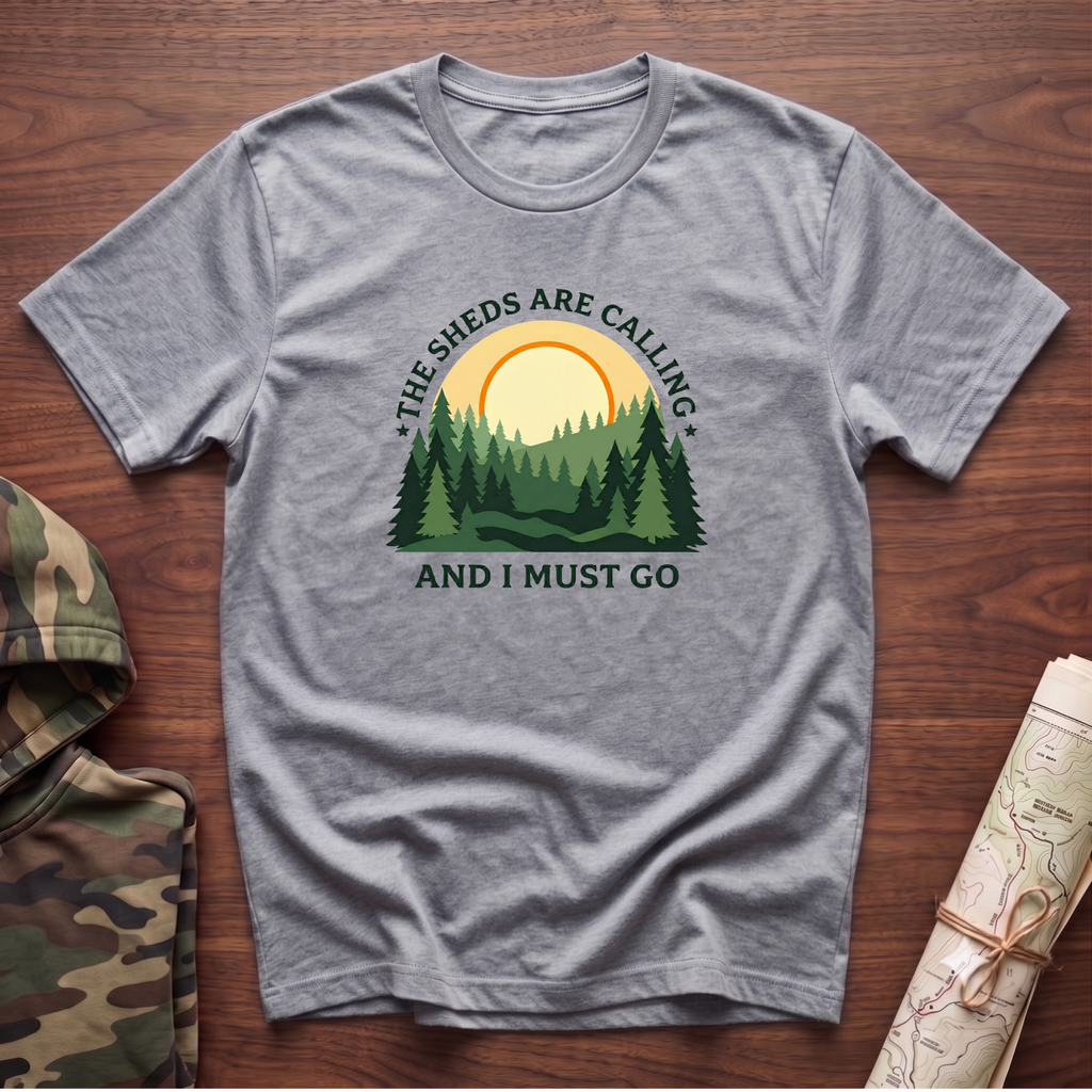 The Sheds Are Calling Sunrise T-Shirt