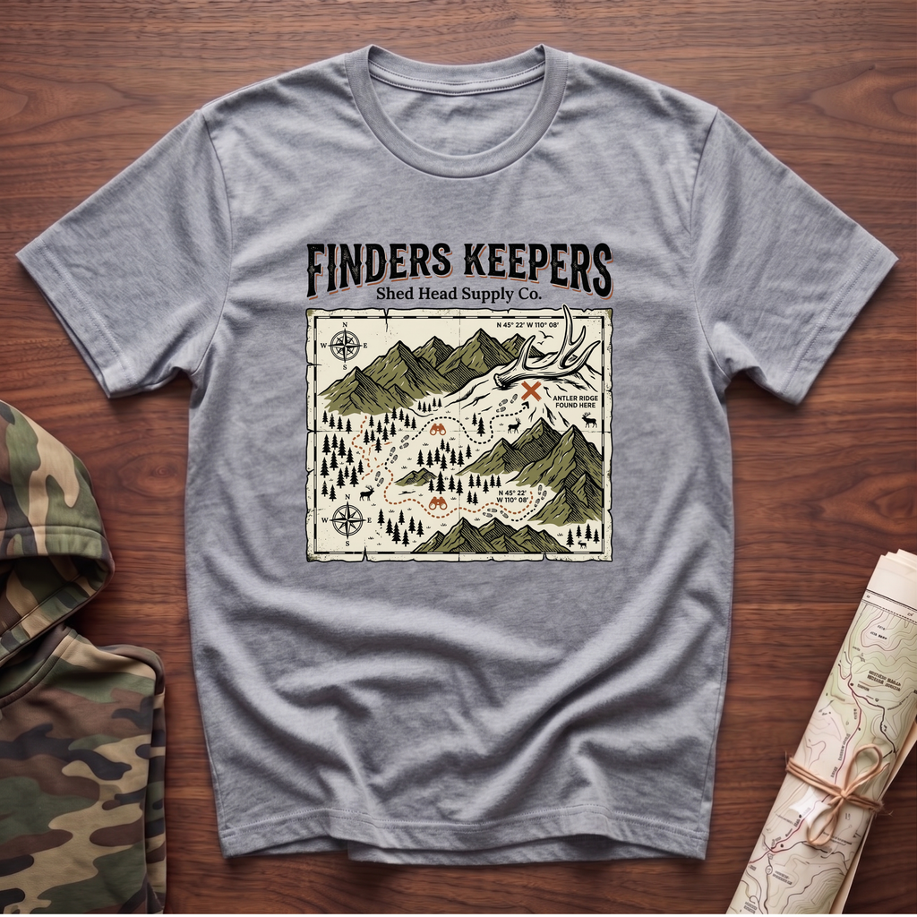 Finders Keepers Treasure Map T-Shirt