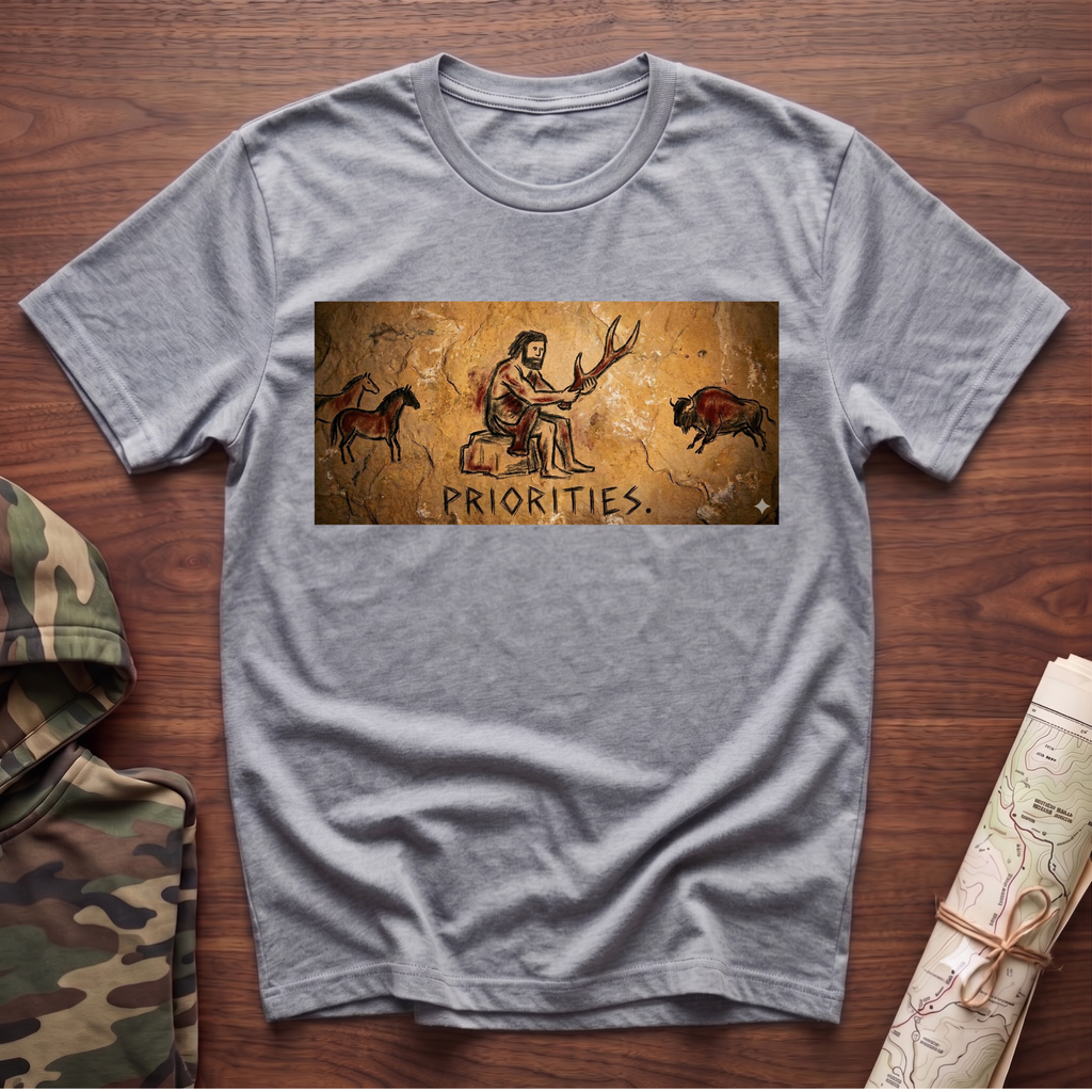 Prehistoric Priorities T-Shirt