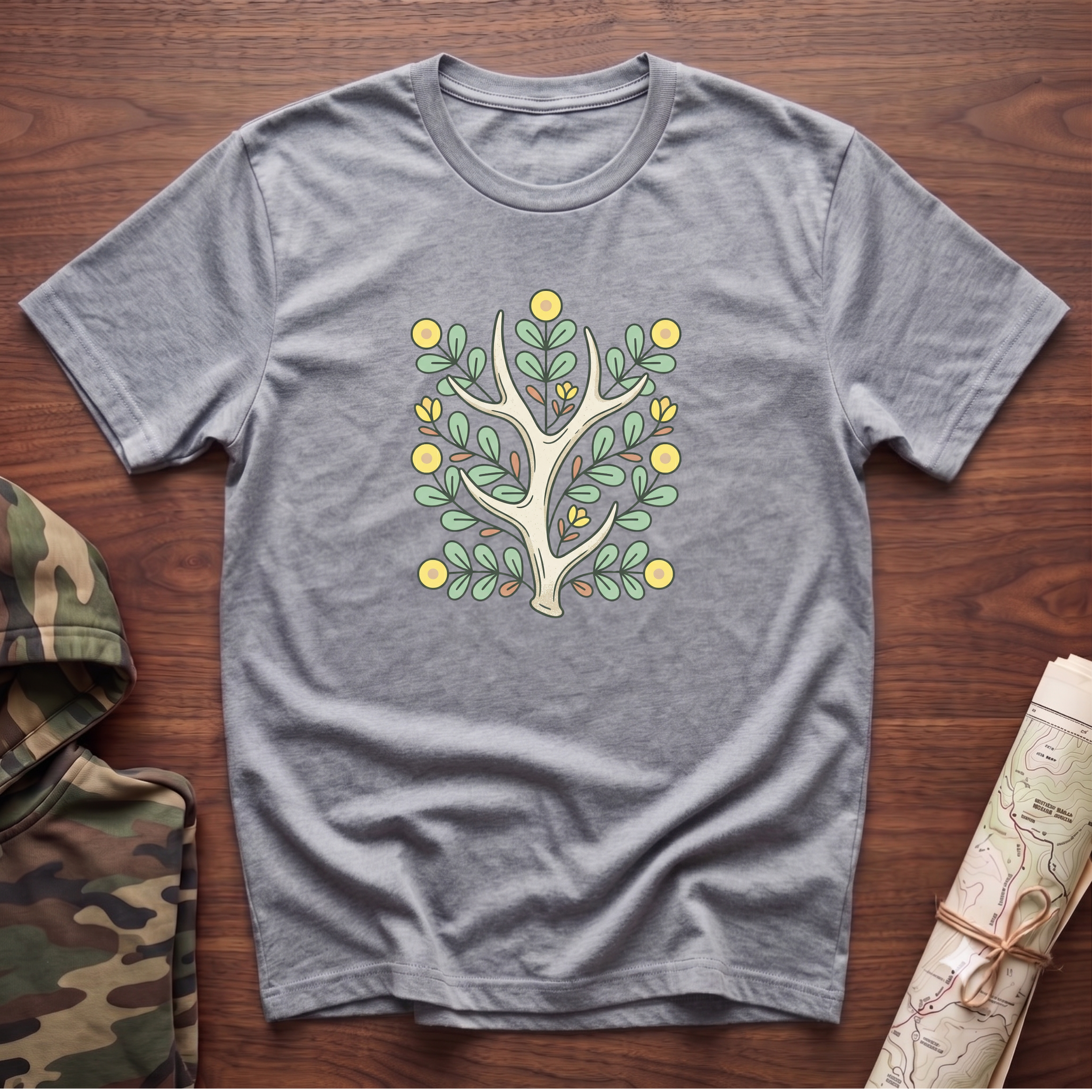 Blooming Antler Shed T-Shirt
