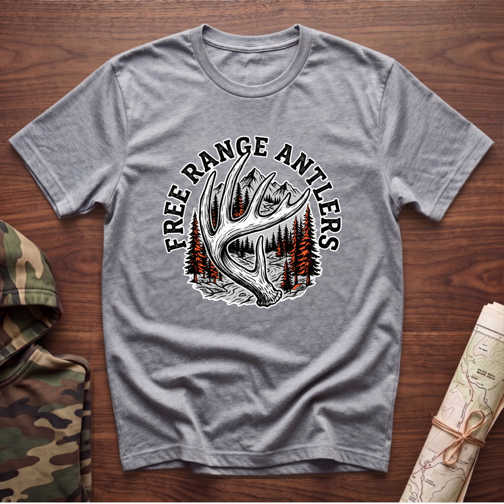 Free Range Antlers T-Shirt