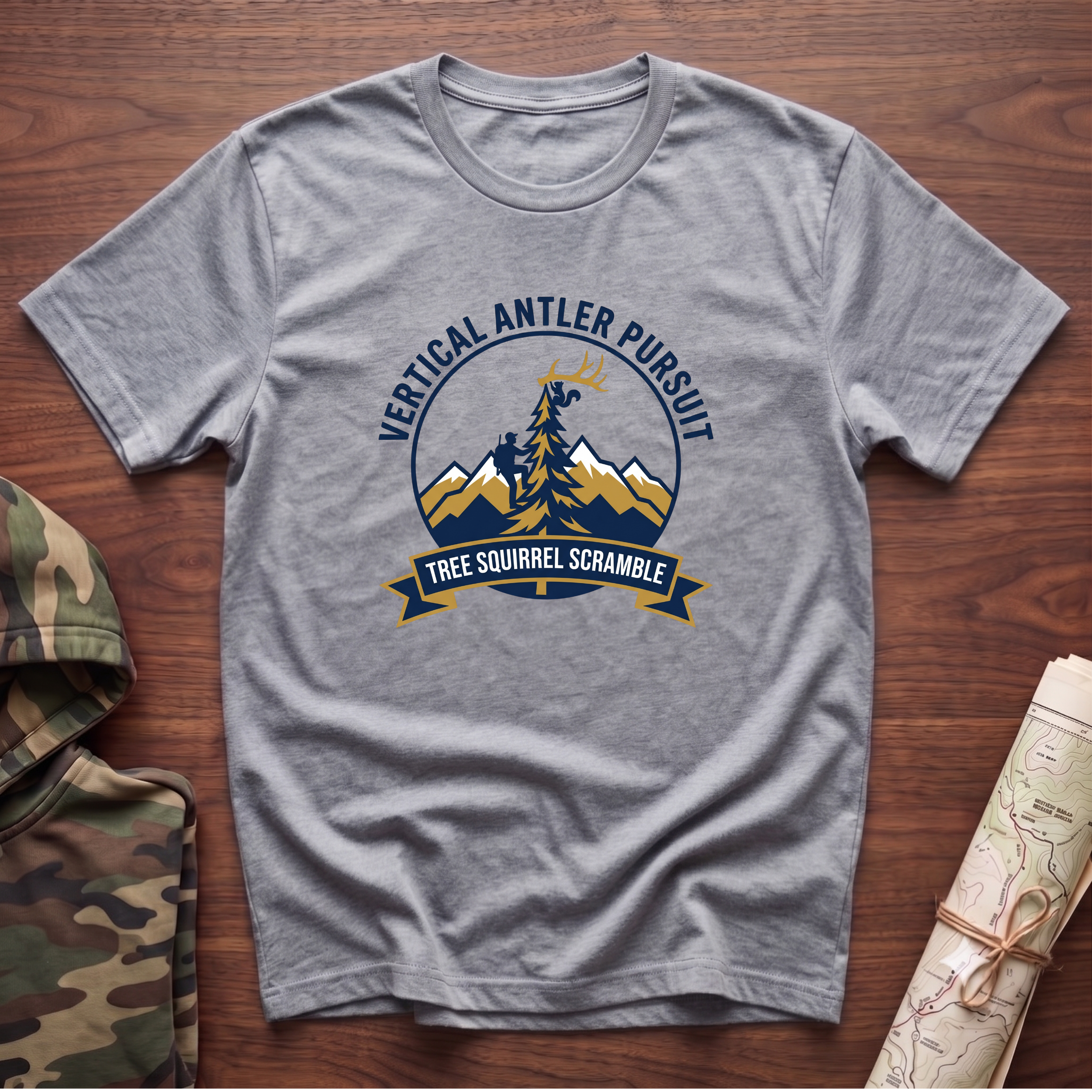 Tree Squirrel Scramble T-Shirt