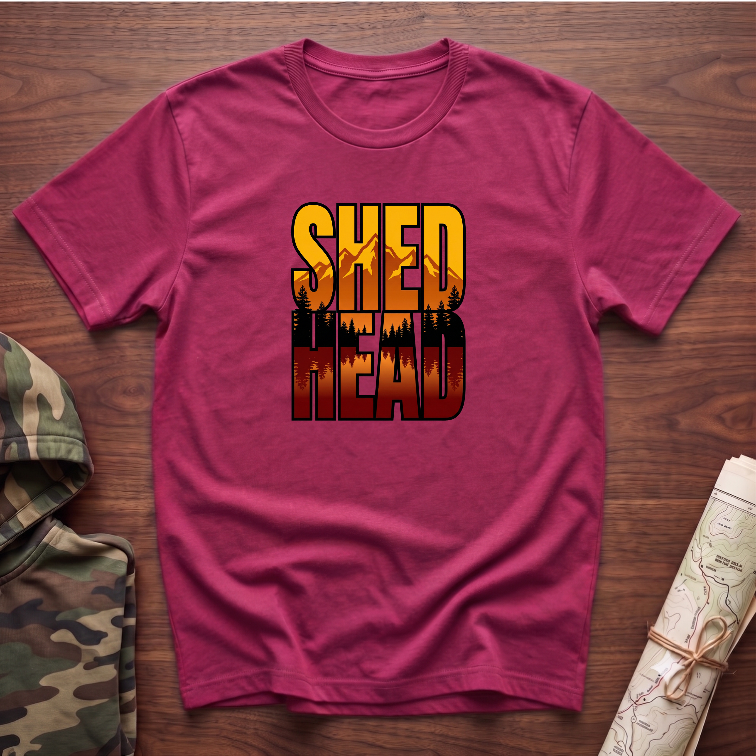 SHED HEAD Mountain Sunset T-Shirt