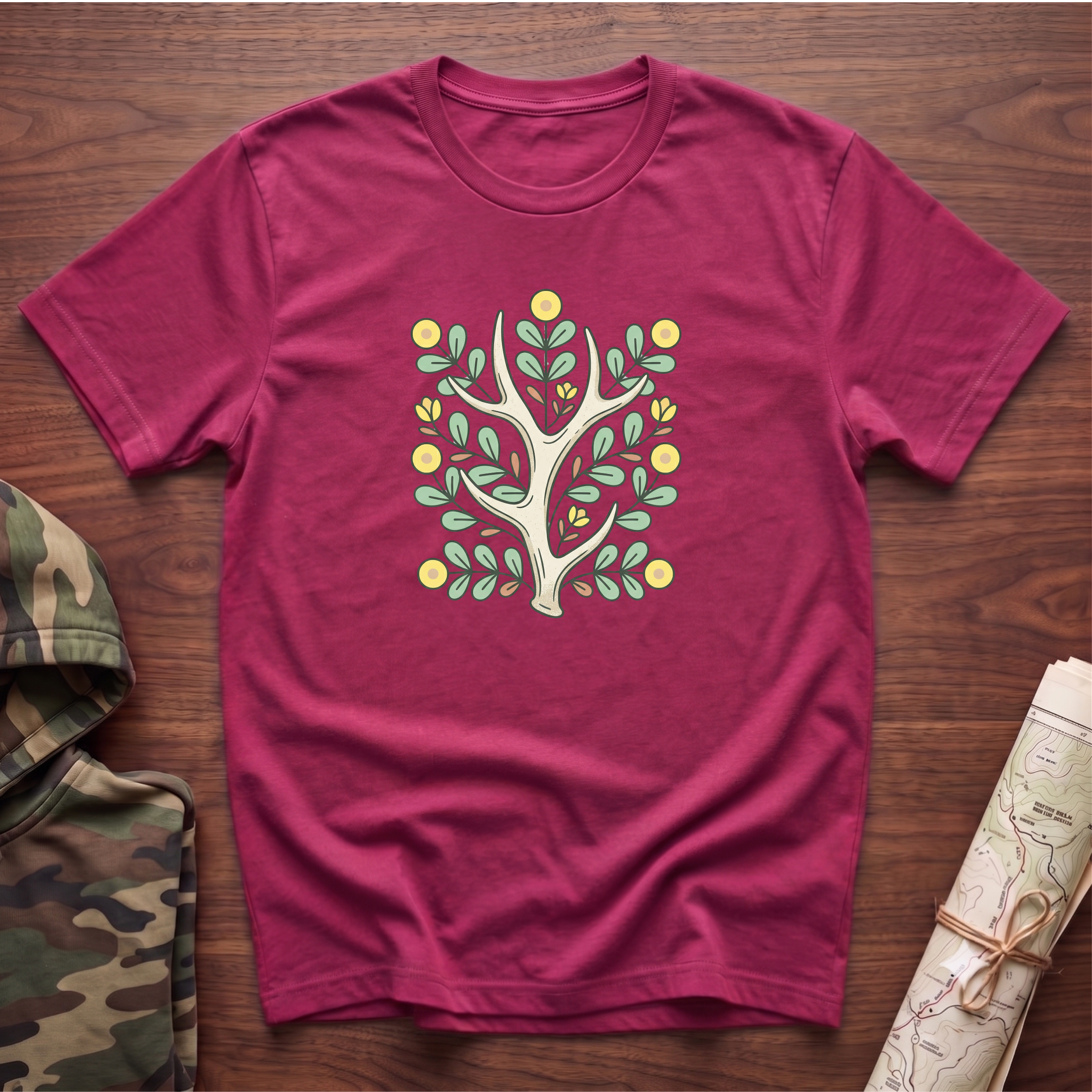 Blooming Antler Shed T-Shirt
