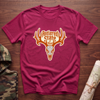 Antlered State Of Mind Skull T-Shirt