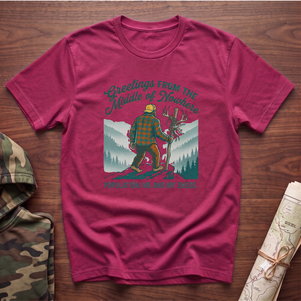 Greetings From the Middle of Nowhere T-Shirt