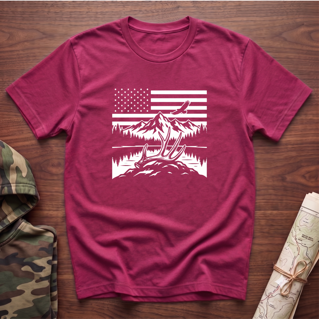 Patriotic Whitetail T-Shirt