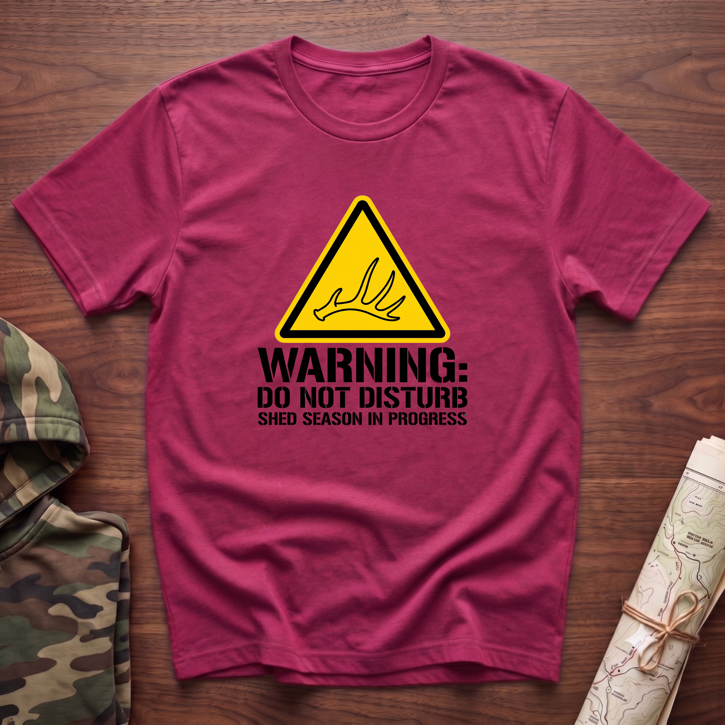 Warning: Do Not Disturb. Shed Season in Progress T-Shirt