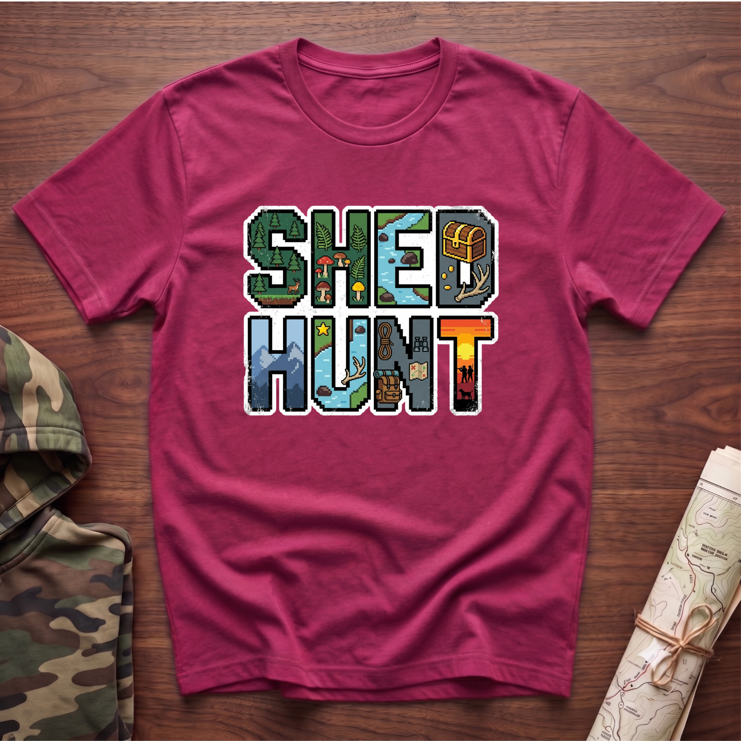 SHED HUNT 80's Pixel T-Shirt