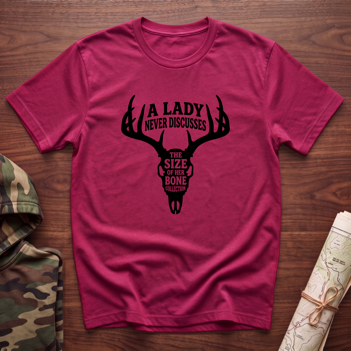 A Lady Never... T-Shirt