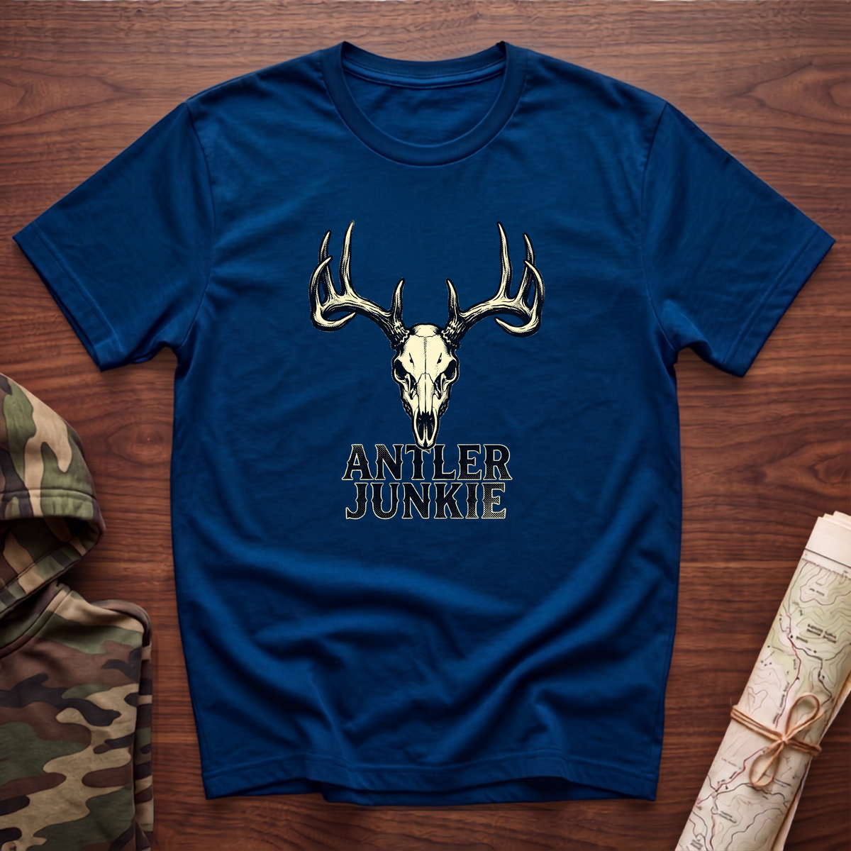 Antler Junkie Skull T-Shirt