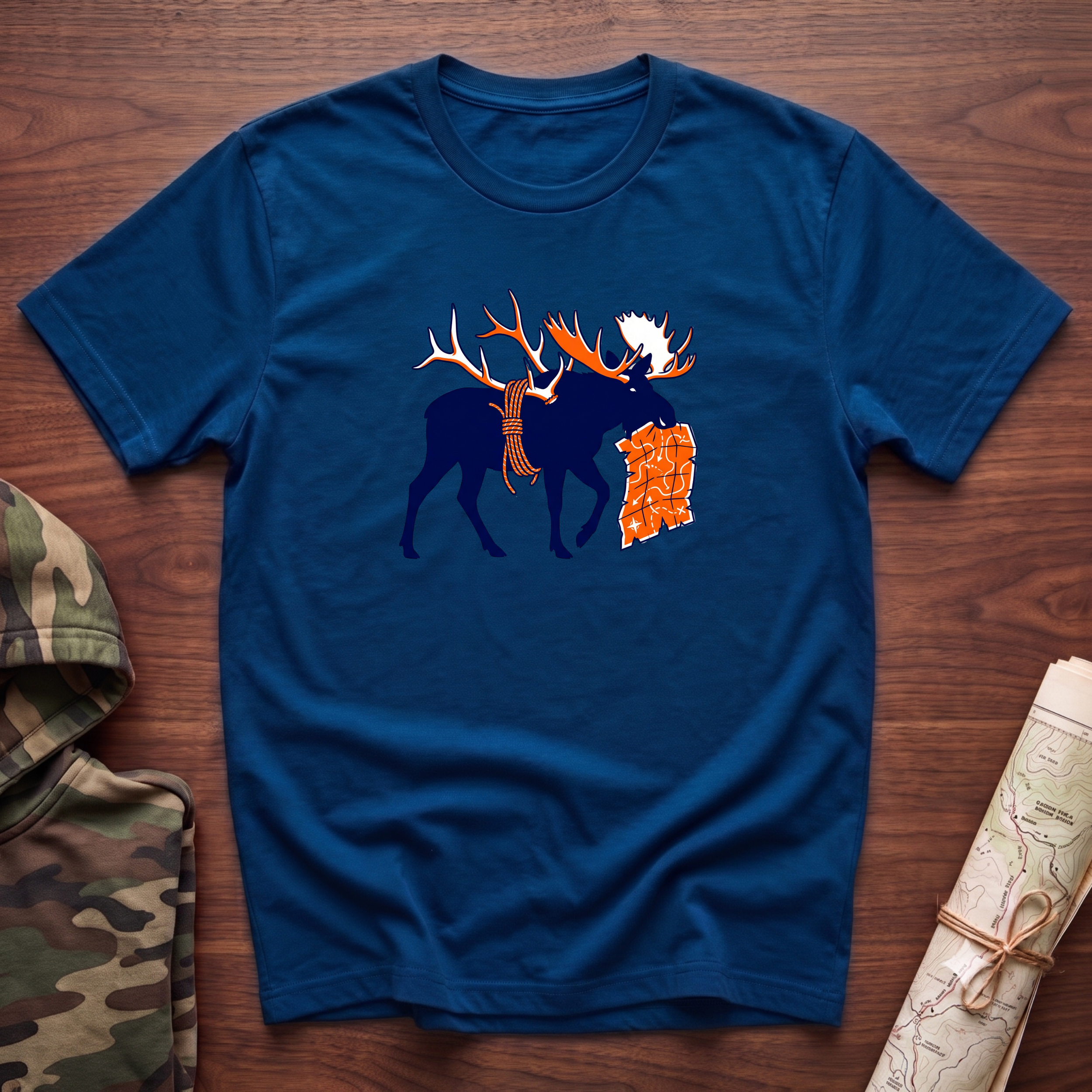The Moose With The Map T-Shirt