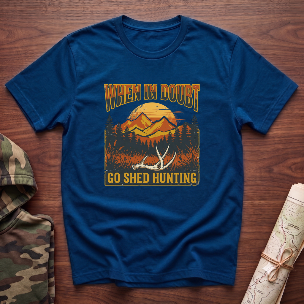 When In Doubt, Go Shed Hunting T-Shirt