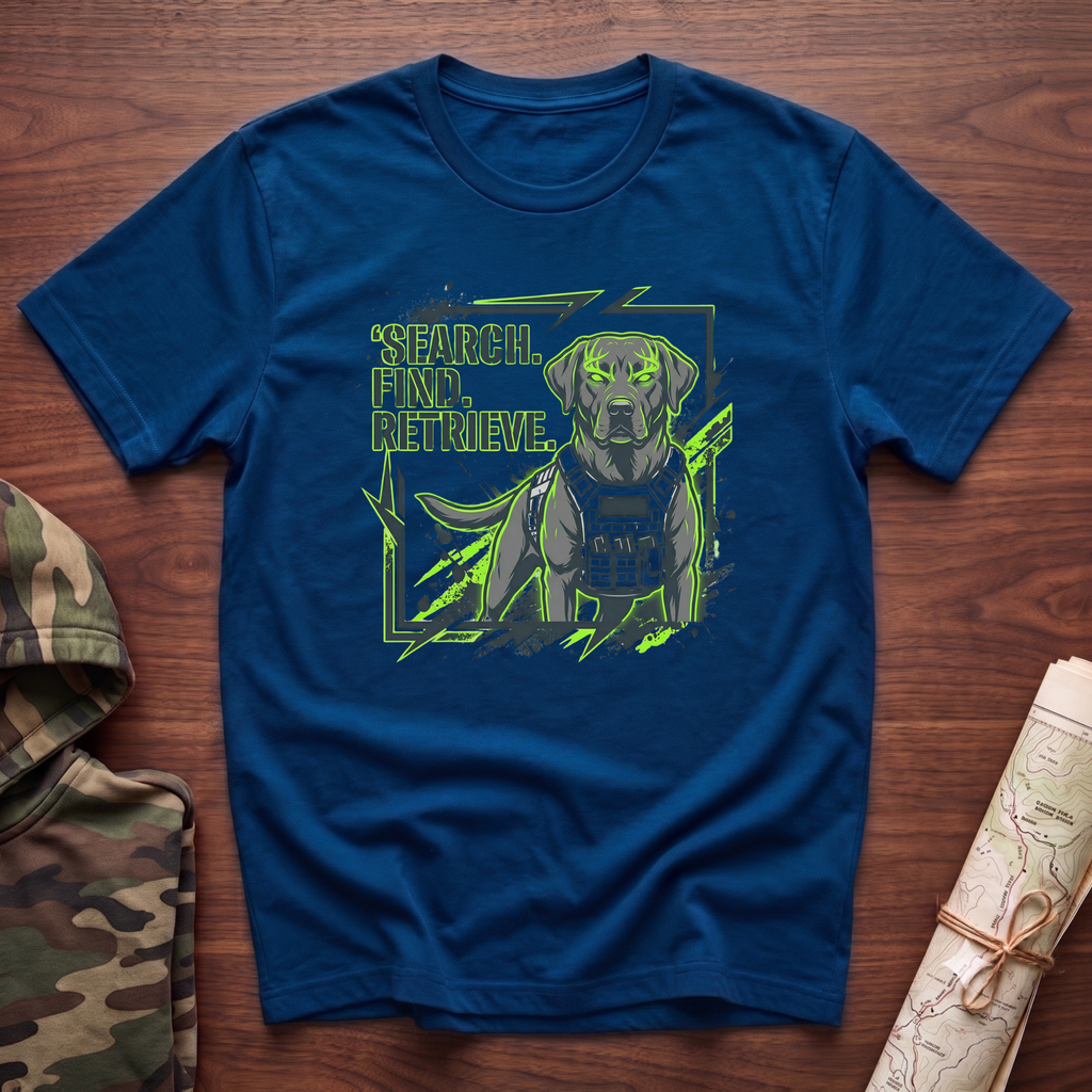 Search. Find. Retrieve. T-Shirt