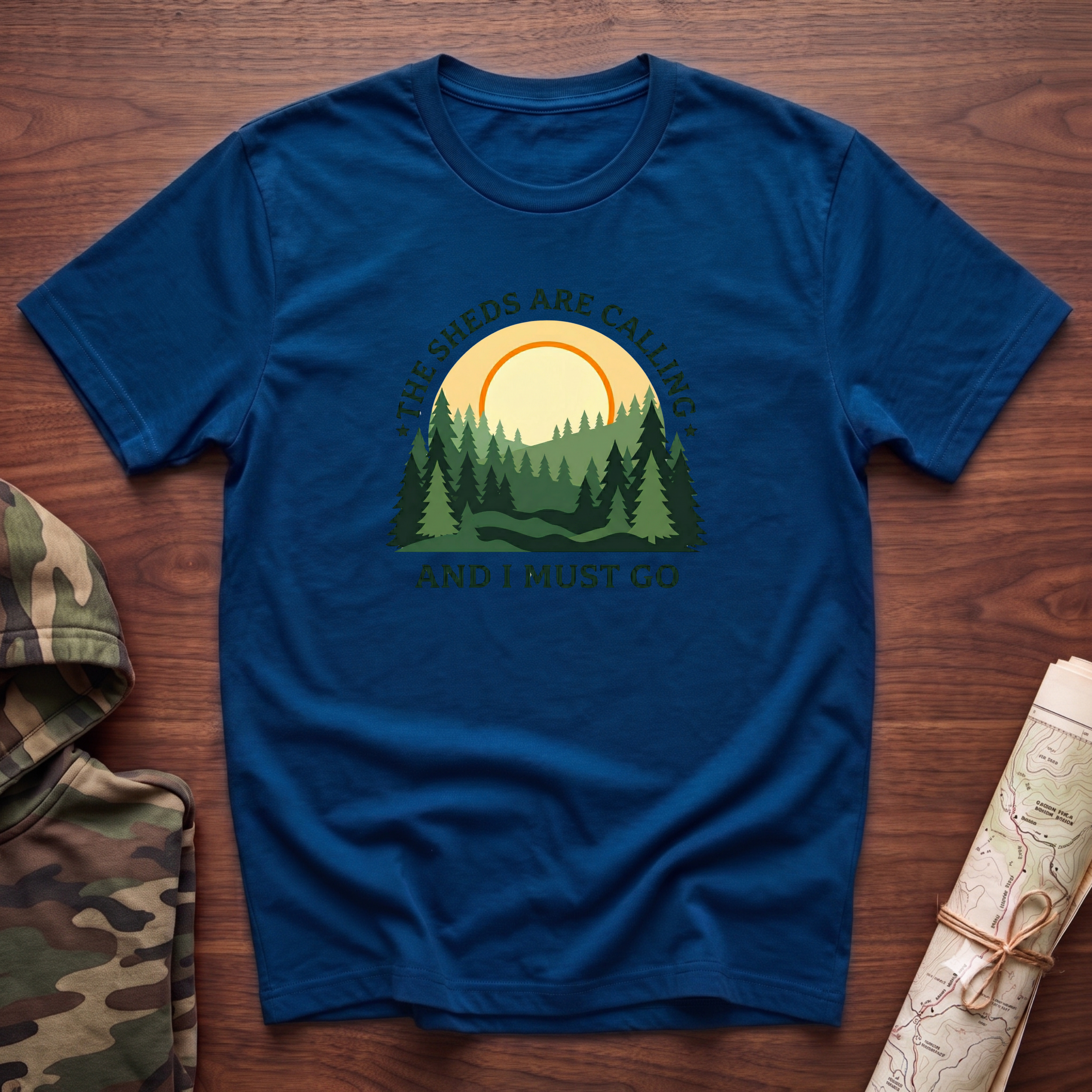 The Sheds Are Calling Sunrise T-Shirt