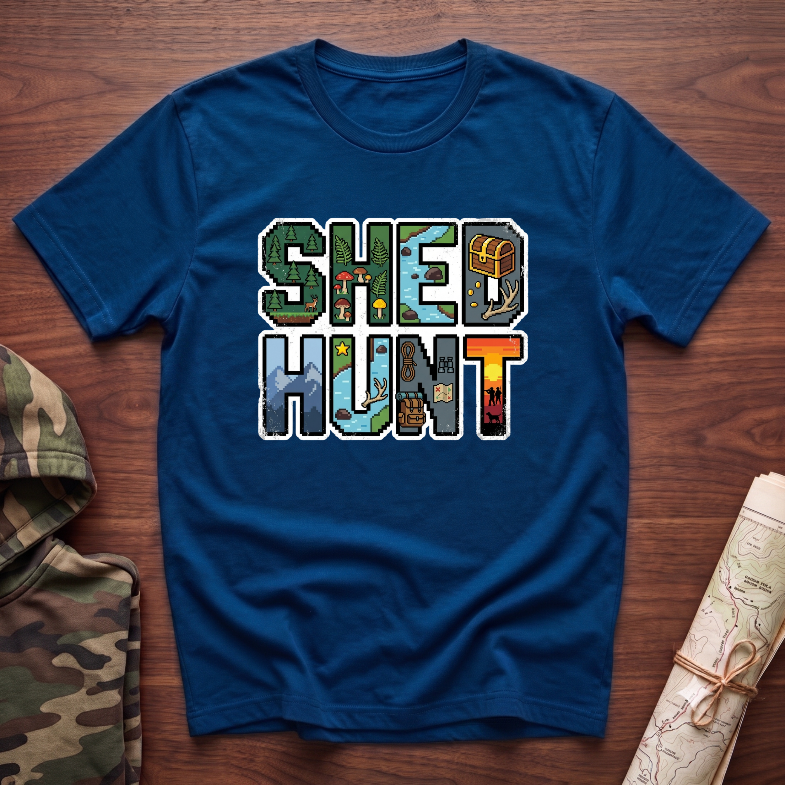 SHED HUNT 80's Pixel T-Shirt
