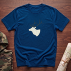Elk Topography Silhouette T-Shirt