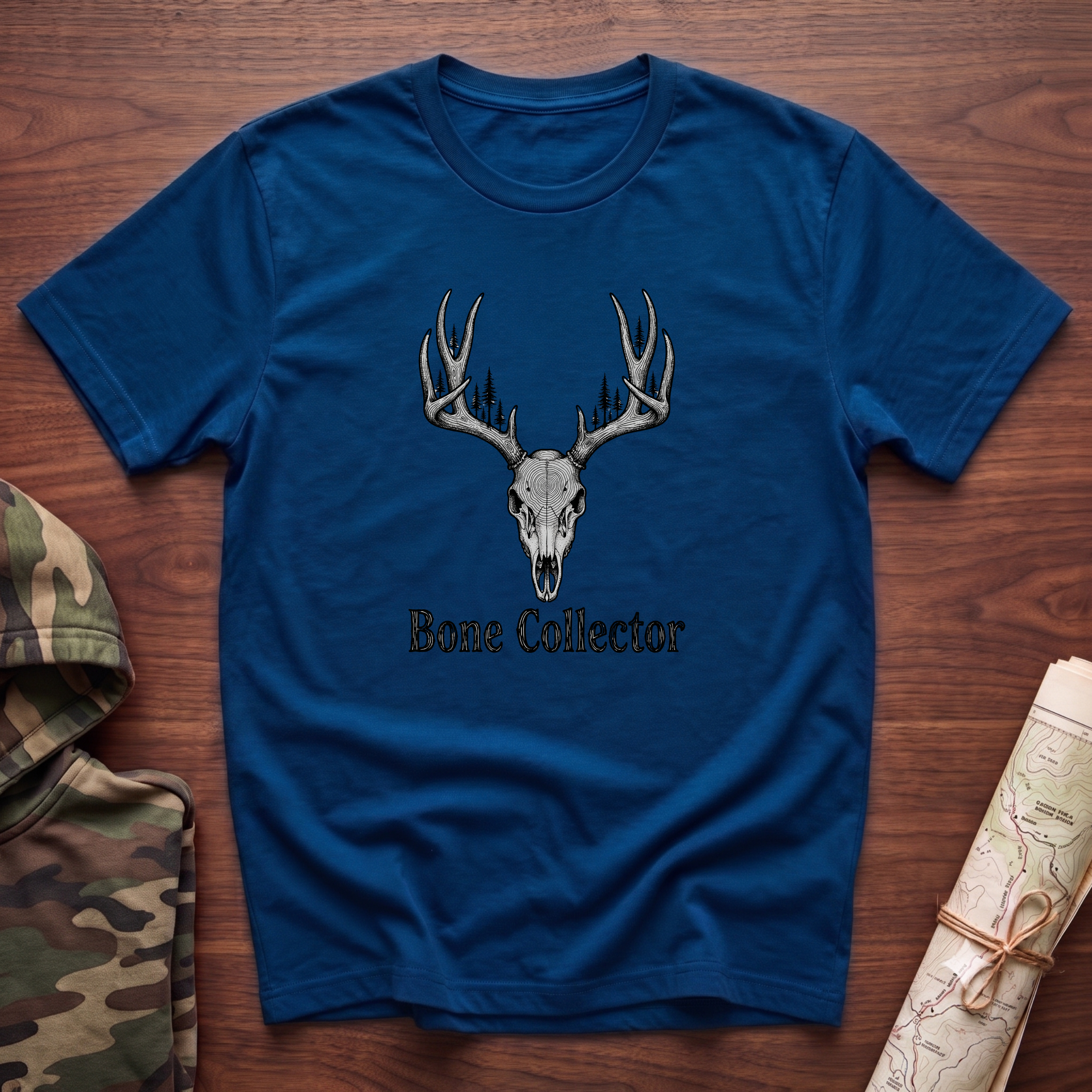 Bone Collector Branching Skull T-Shirt