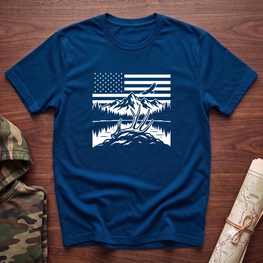 Patriotic Whitetail T-Shirt