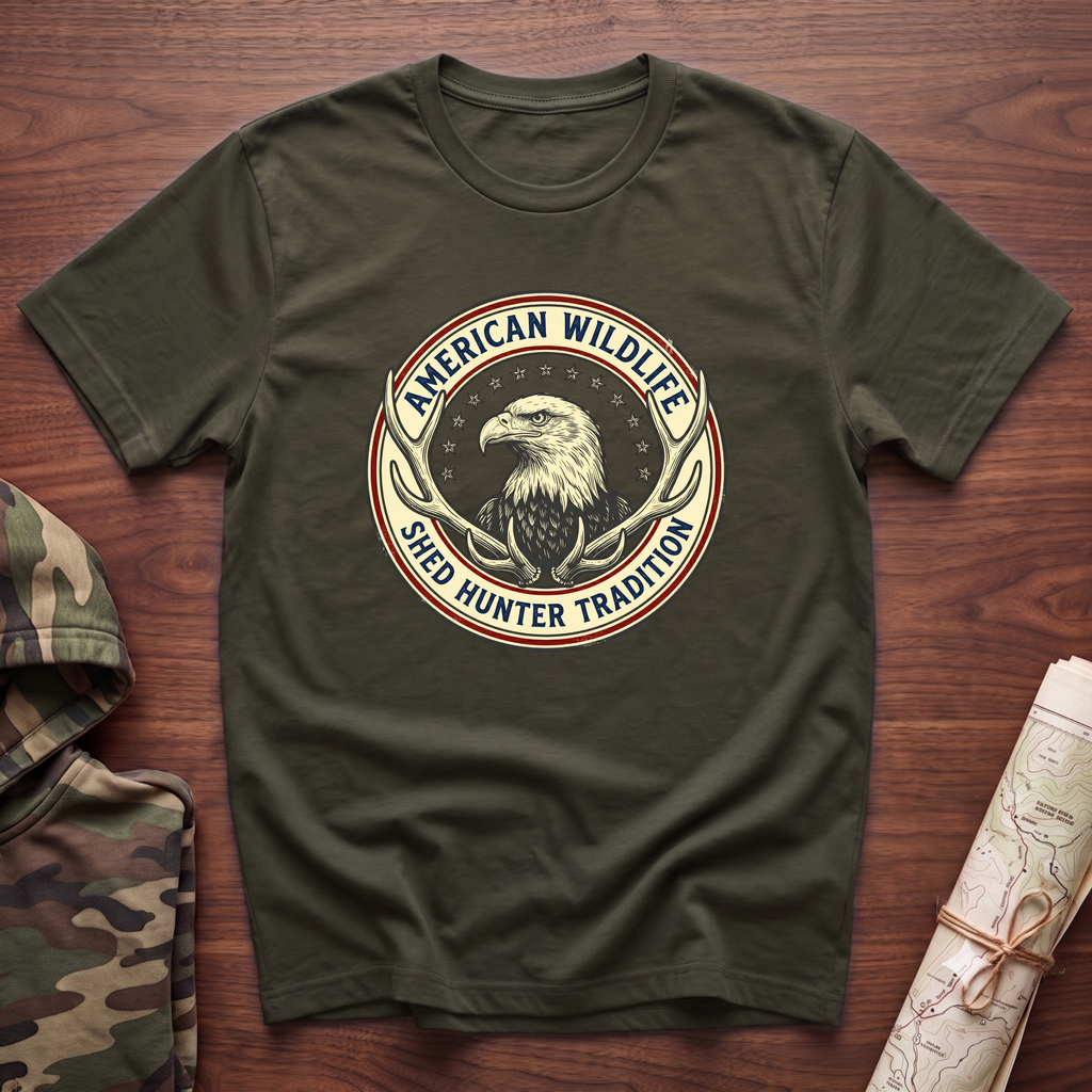 American Wildlife Shed Hunter Tradition T-Shirt