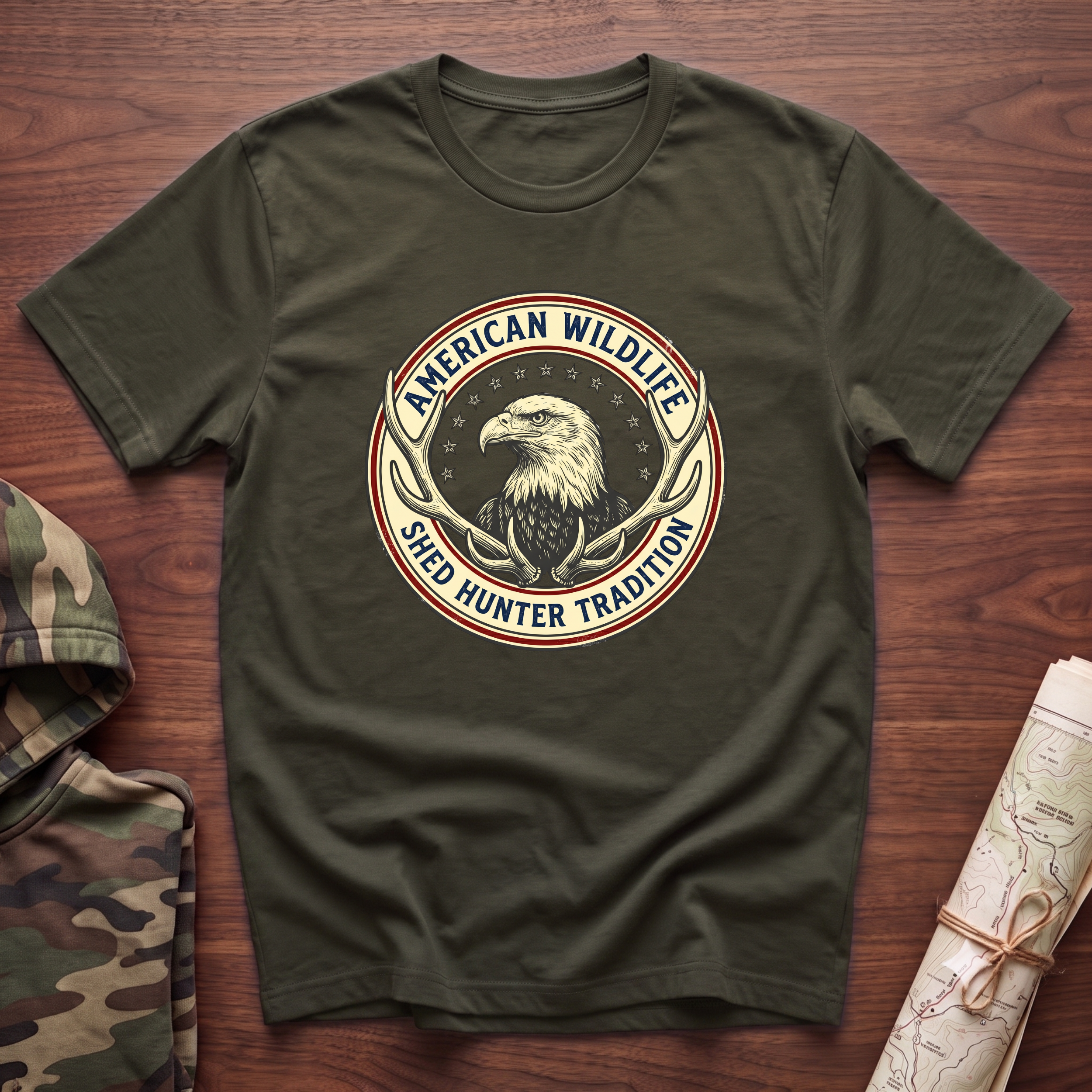 American Wildlife Shed Hunter Tradition T-Shirt